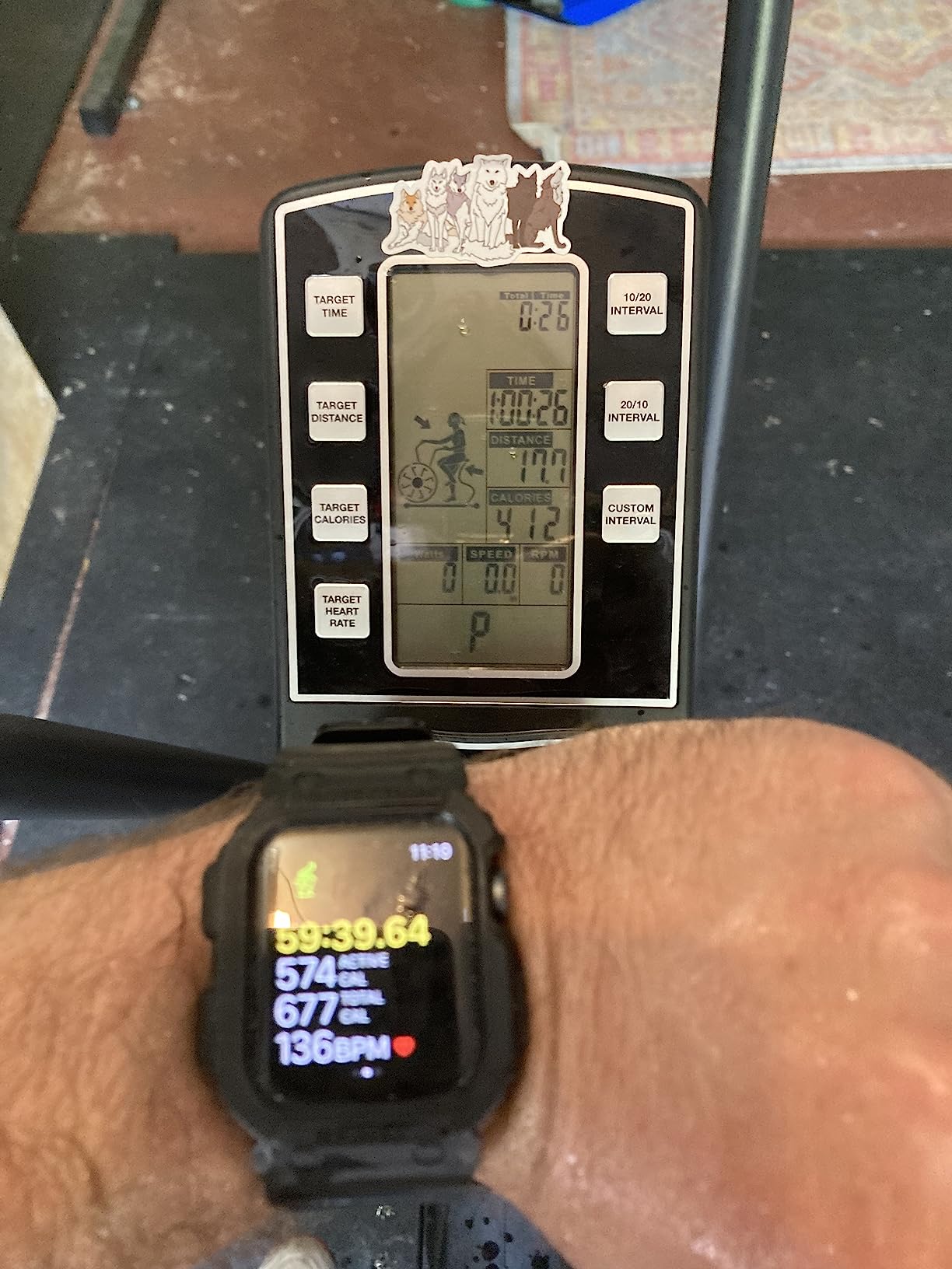 Sunny Health & Fitness Smart Heavy-Duty Fan Bike for HIIT Cycling Workout customer photo 2