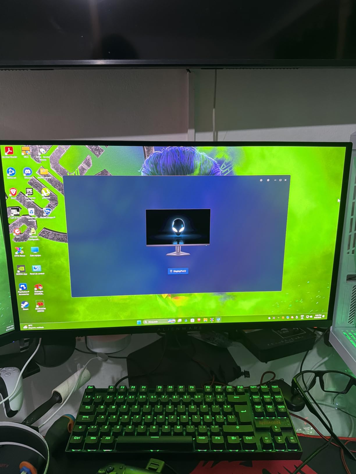 Alienware AW2725DF OLED Gaming Monitor - 26.7-inch Quantom-Dot WQHD (2560x1440) 360Hz 0.03Ms Display, AMD FreeSync Premium Pro, HDMI/DP/USB 3.2 Gen1, Height/Tilt/Swivel/Pivot Adjustability - Black customer photo 2