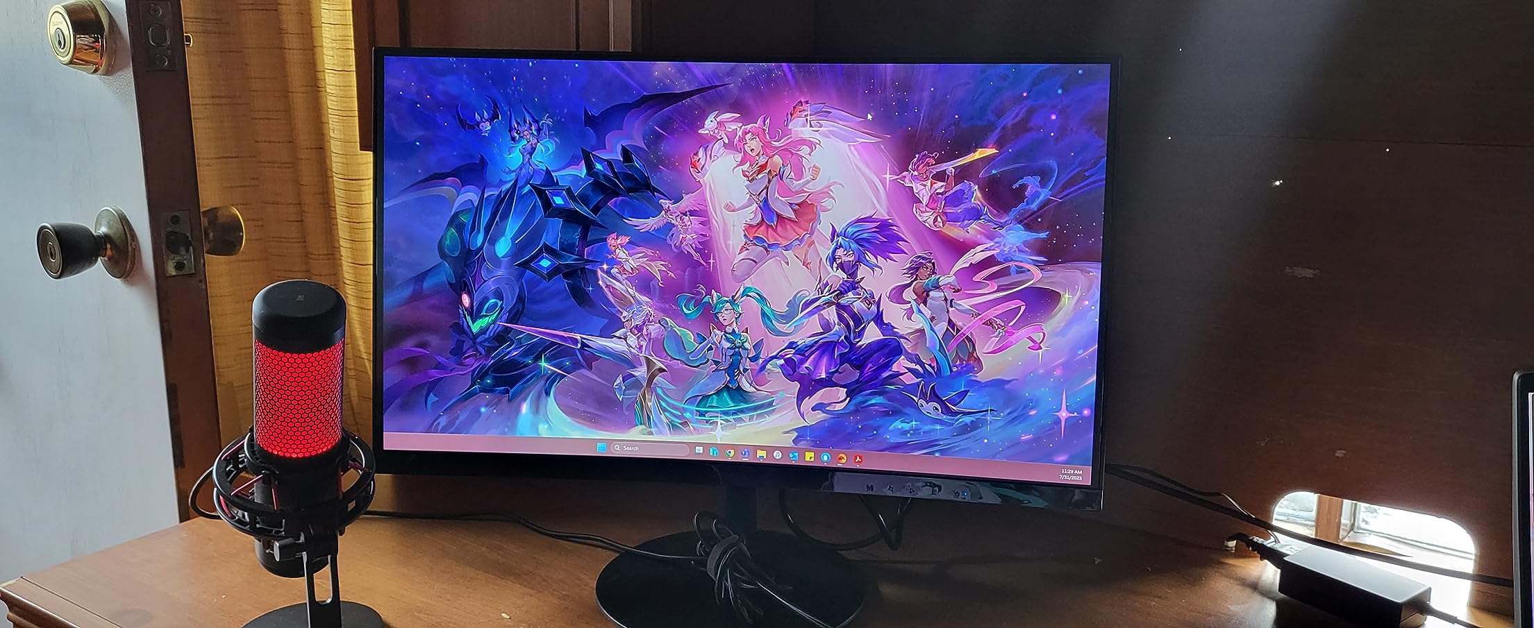 KOORUI 27 Inch Curved Gaming Monitor QHD 180Hz, 1ms 1500R VA Display | 2560x1440p Monitor, Adaptive Sync, 4000:1 Contrast, 90% DCI-P3, Eye Care, HDMI×2 and DP, VESA, FPS & Console Gaming customer photo 2