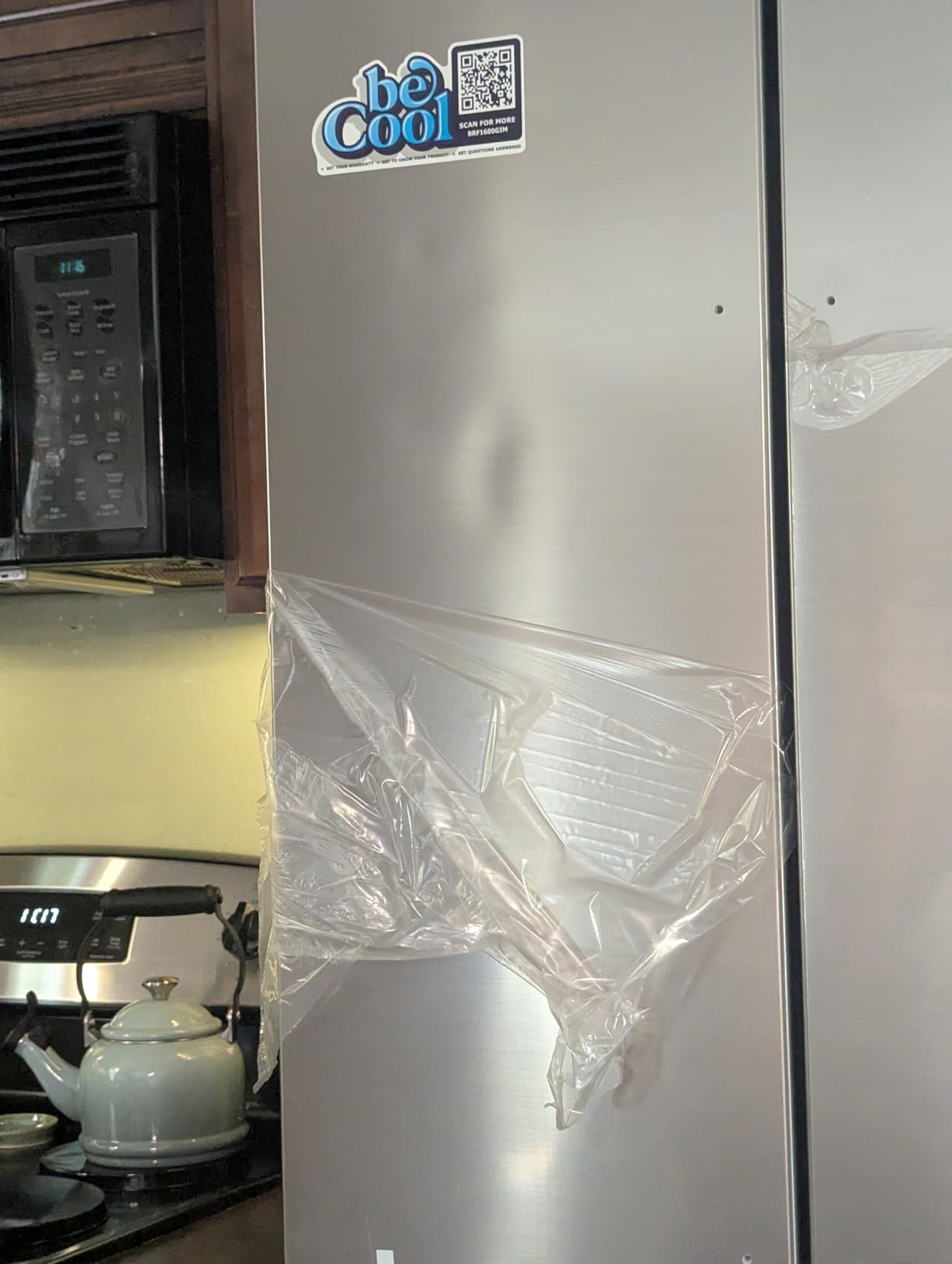 BLACK+DECKER 16 Cu. Ft. French Door Refrigerator, Ice Maker, Stainless Look customer photo 1