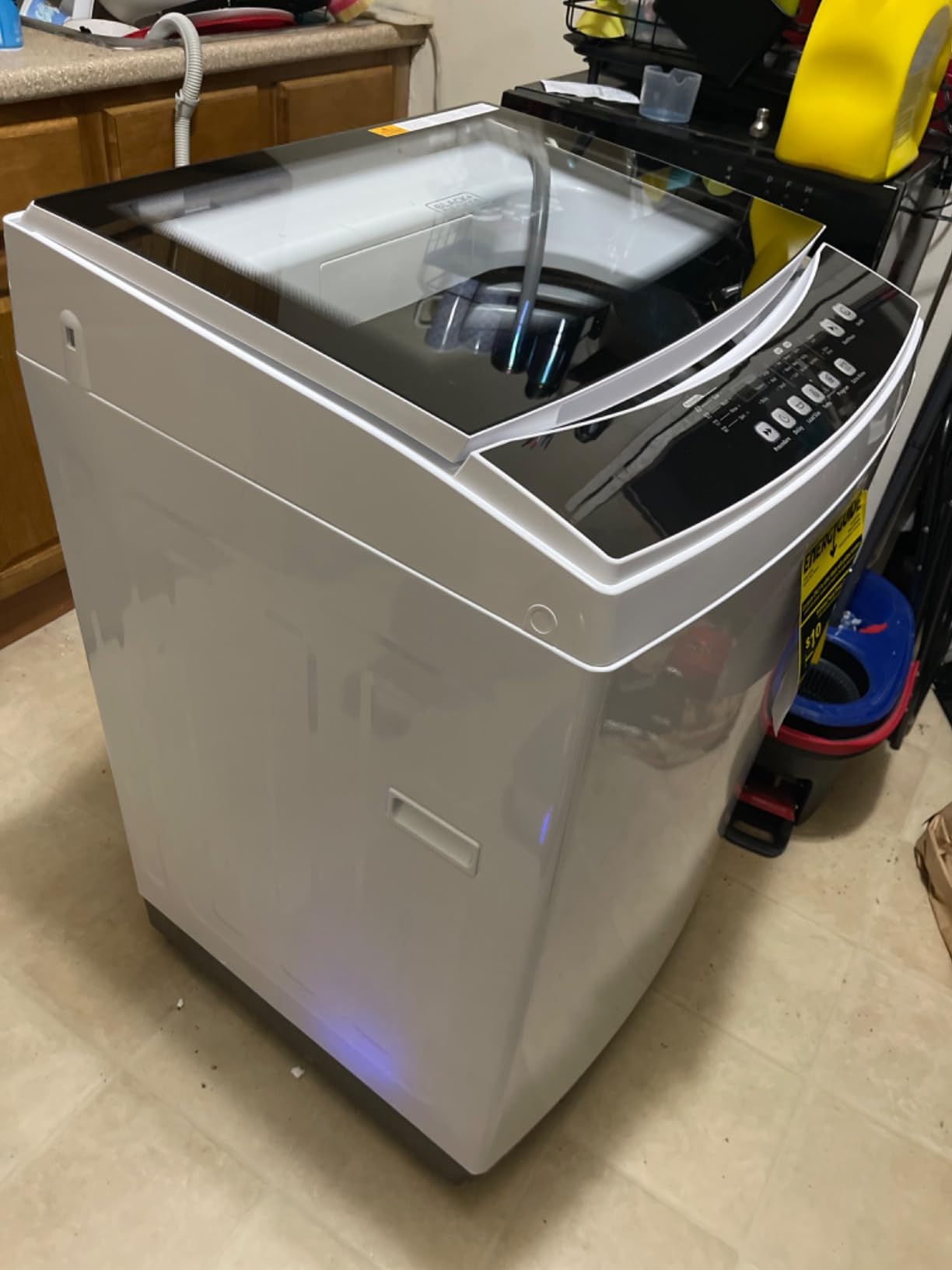 BLACK+DECKER 4.1 Cu. Ft. Top Load Washing Machine with Agitator, BTLW41MW customer photo 2