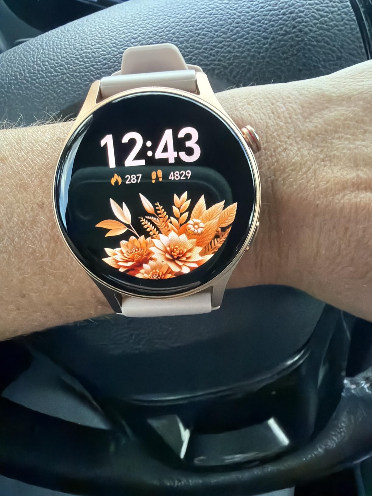 Smart Watch for Women, Answer/Make Call, 1.32'' AMOLED Ultra-Clear Screen | Fitness Tracker with Heart Rate/Sleep/SpO2 Monitor, Smartwatch for iPhone/Samsung/Android, 110+ Sport Modes, 3ATM Waterproof customer photo 1