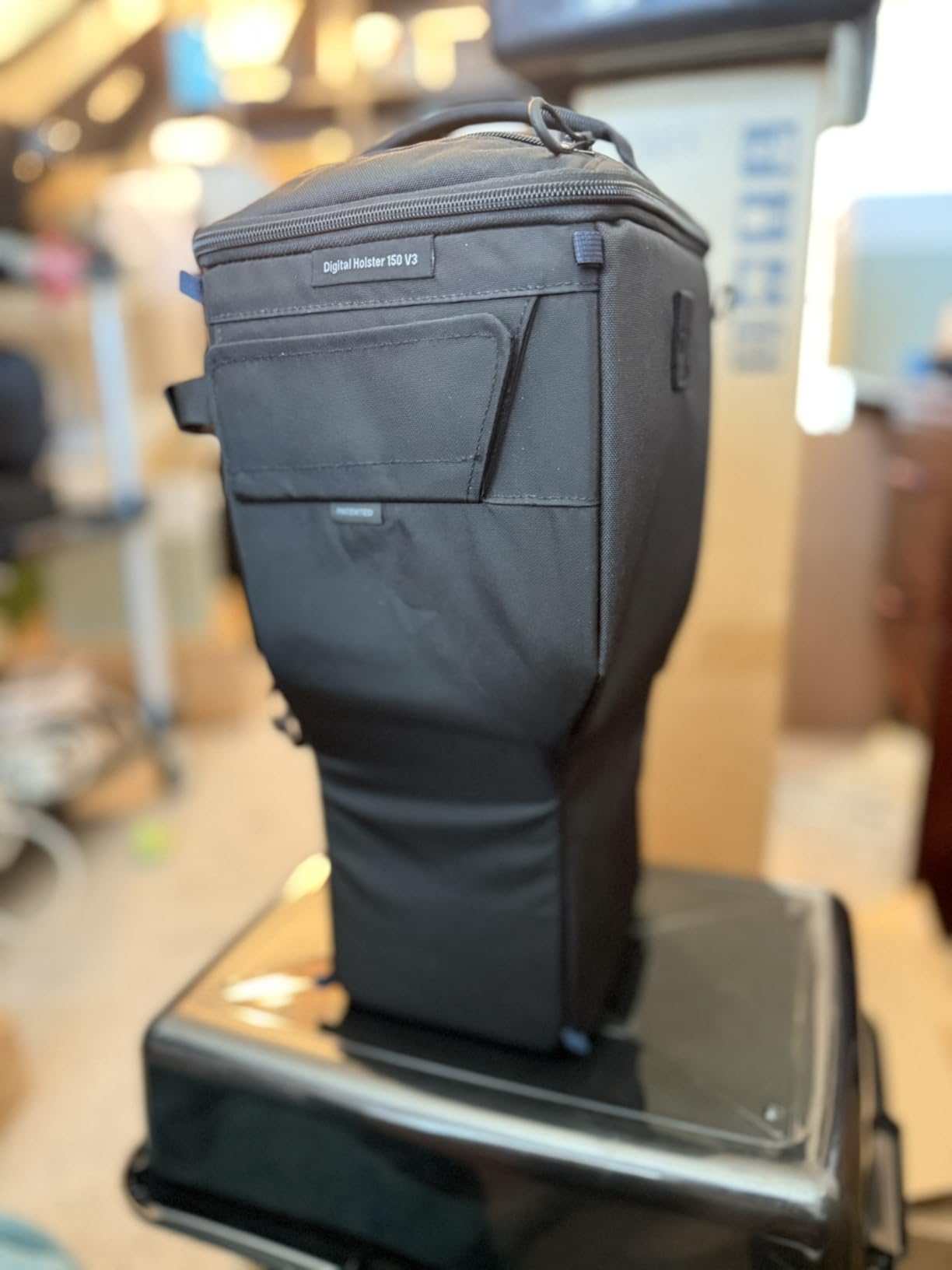 Think Tank Digital Holster 150 V3 Camera Bag Only for Gripped Camera Body with 150-600mm Long Lens Attached customer photo 2