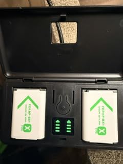 NP-BX1 Battery 2-Pack and Charger Set, Rechargeable Dual Battery Case | Camera Accessories kit for Sony Lithium-Ion NP-BX1, RX100 VII/VIII, ZV1 II, ZV1F, ZV-1F, DSC-HX400, RX1 Replacement Attachments customer photo 1