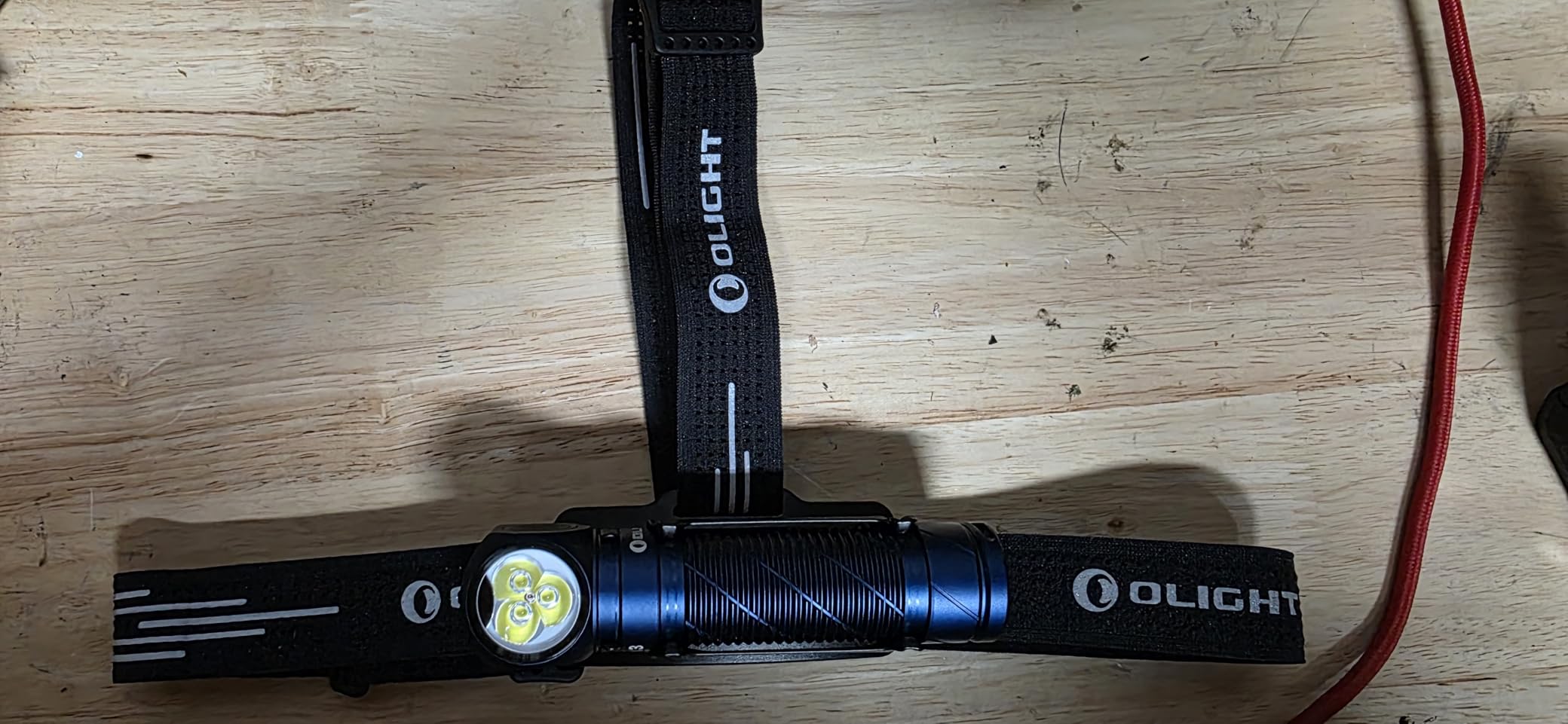 OLIGHT Perun 3 Headlamp Rechargeable, Red Light, Waterproof, Black | 3000 Lumens, 160M Beam Distance, 2-in-1 Head lamp Flashlight, IP68, Magnetic Tailcap, Long Runtime for Camping, Hiking, Work customer photo 1