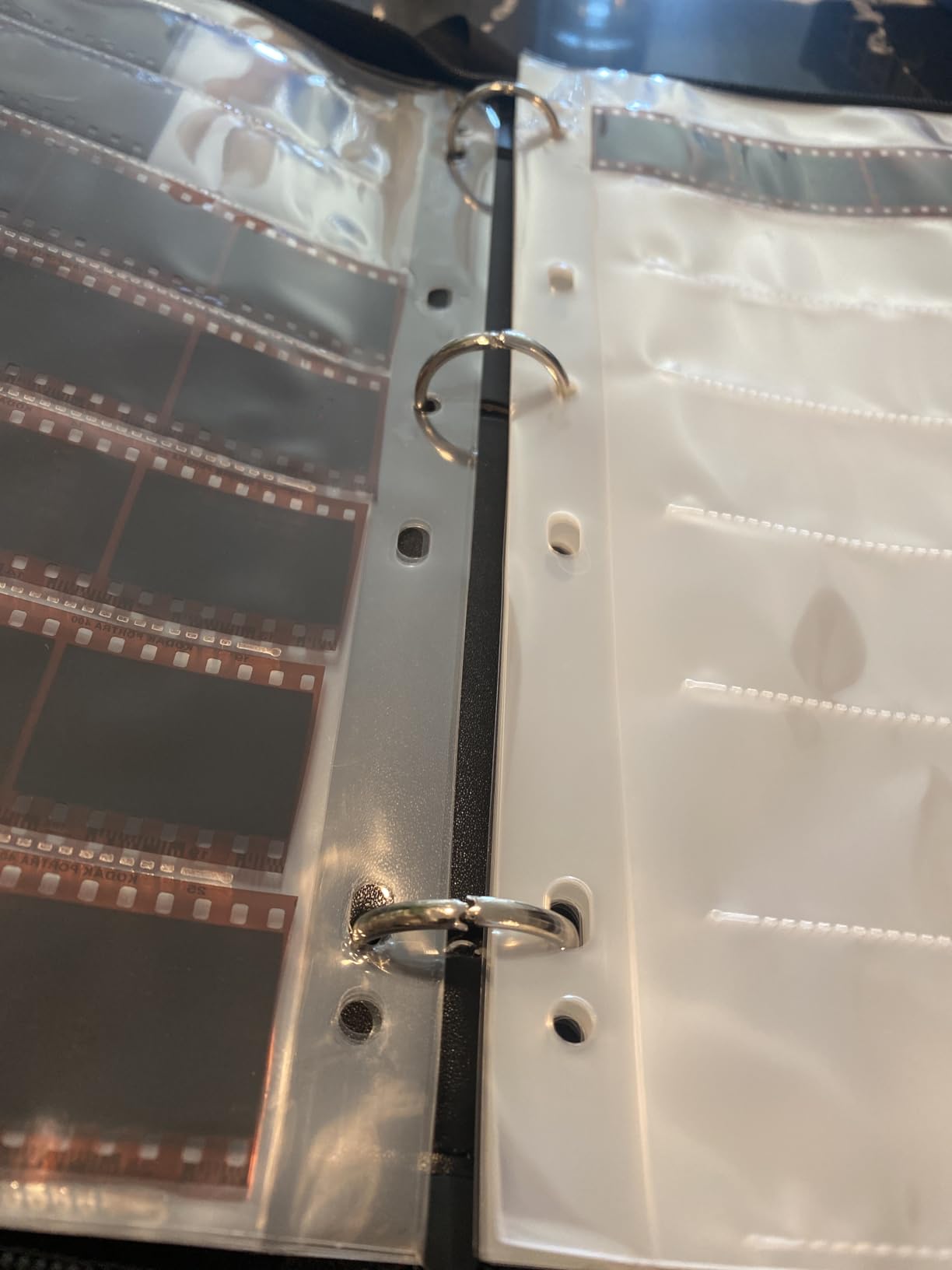 35mm Film Negative Storage Kit - 50 Pcs Sleeves, 135 Film Binder Box, Acid-Free Protector customer photo 2