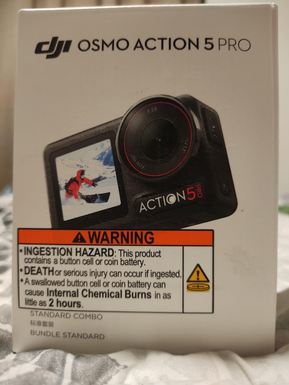 DJI Osmo Action 5 Pro Standard Combo, Waterproof Action Camera with 1/1.3
