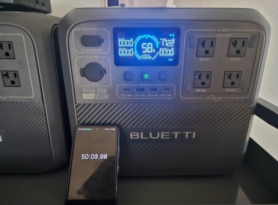BLUETTI Elite 200 V2 Portable Power Station 2073.6Wh 2600W Solar Generator customer photo 2