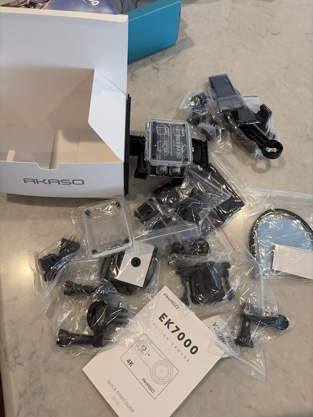 AKASO EK7000 4K30fps Action Camera - 131ft Waterproof Camera with Remote Control 4X Zoom Ultra HD 20MP Underwater Camera with Accessories Kit customer photo 2