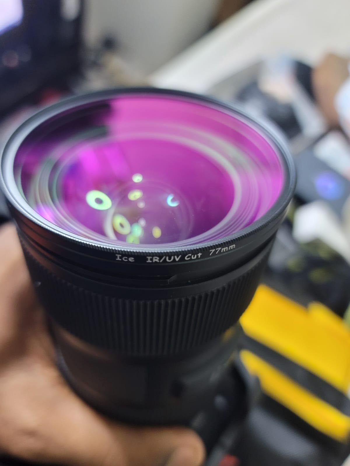 ICE UV IR Cut Thin Filter Optical Glass Multi-Coated MC Hot Mirror (72mm) customer photo 1