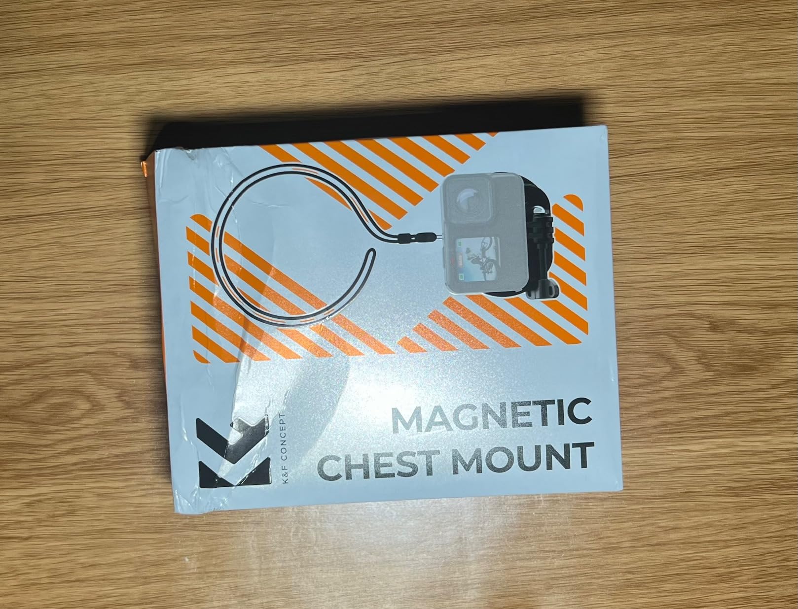 K&F CONCEPT Magnetic Action Camera Chest Mount for GoPro Hero 13/12/11/10/9 - Portable POV Neck Mount with Adjustable Neck Strap Lanyards for DJI Osmo Action 5 Pro/4/3/2/6 and More Action Camera TW08 customer photo 1