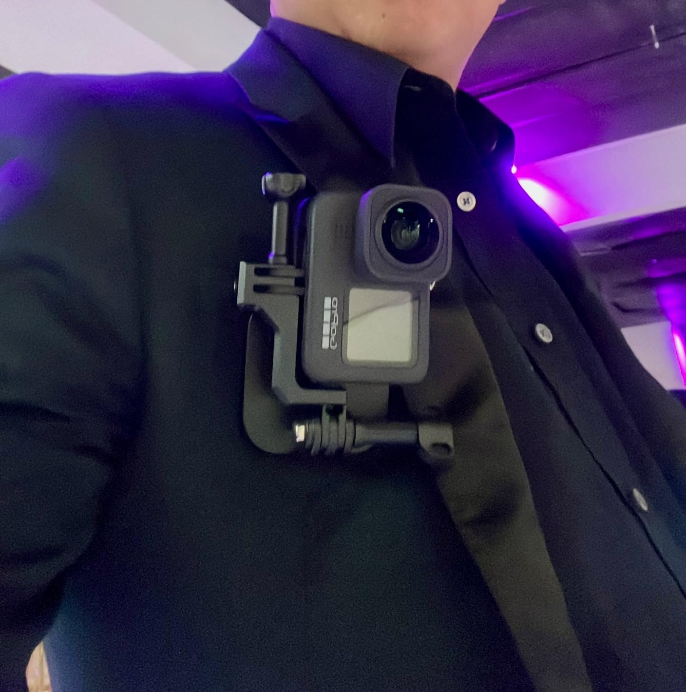 K&F CONCEPT Magnetic Action Camera Chest Mount for GoPro Hero 13/12/11/10/9 - Portable POV Neck Mount with Adjustable Neck Strap Lanyards for DJI Osmo Action 5 Pro/4/3/2/6 and More Action Camera TW08 customer photo 2