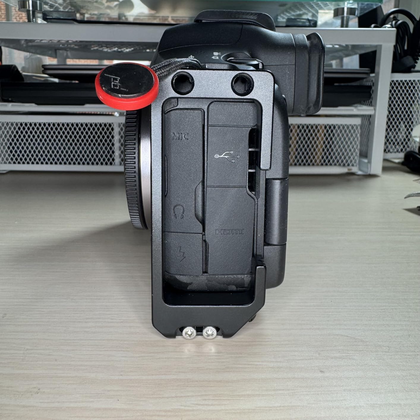 R5II L Plate Comtatible for Canon EOS R5 Mark II L Bracket with Quick Release Arca Plate Vertical & Horizontal Shooting Switch for Canon R52 Protection Case Mount Directly DJI RS4 Pro RS4 RS3 RS2 RSC2 customer photo 1