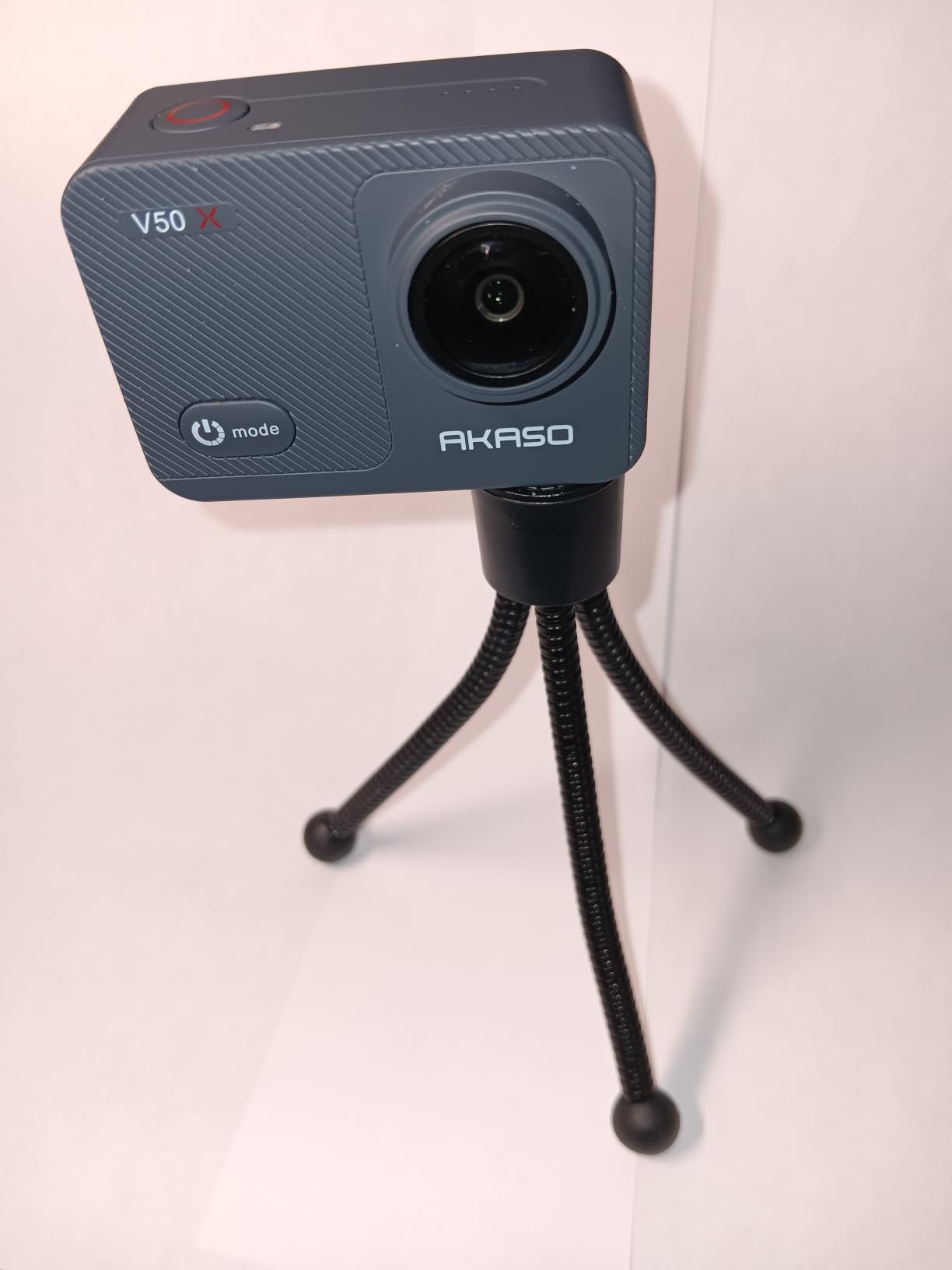 AKASO V50X Native 4K30fps WiFi Action Camera with EIS Touch Screen 4X Zoom 131 feet Waterproof Camera Support External Mic Remote Control with Helmet Accessories (with 128GB MicroSD Card) customer photo 1