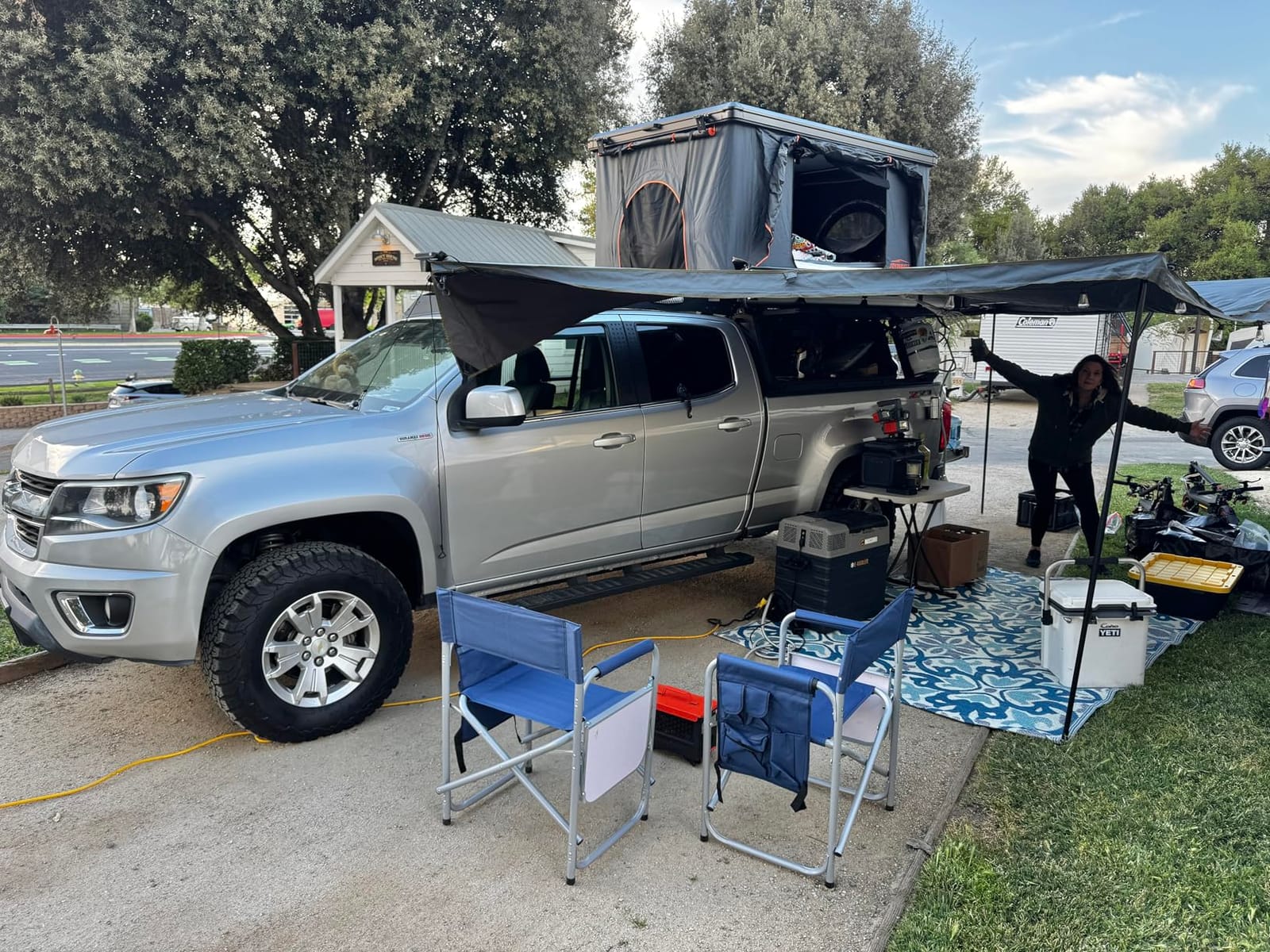 Rooftop Tent Hard Shell with Winter Insulation for 4-Season Camping customer photo 2