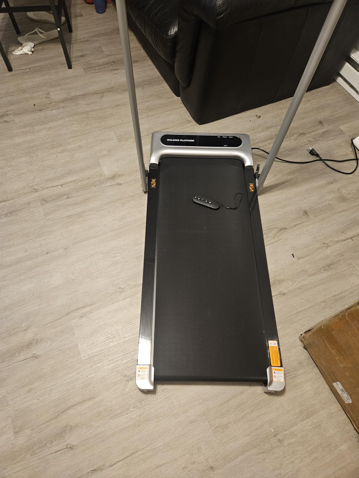 Walking Pad Treadmill for Home, Incline Walking Pad with Handle Bar customer photo 1