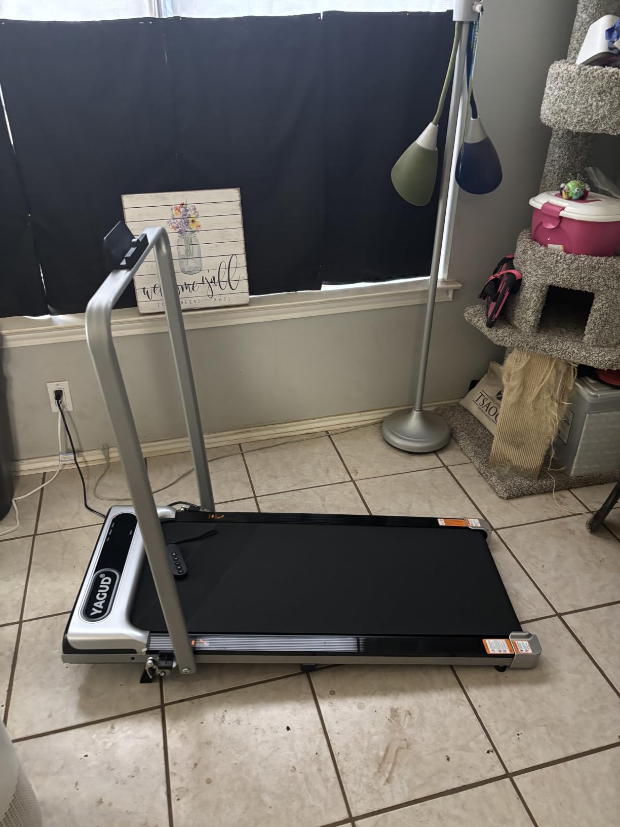 Walking Pad Treadmill for Home, Incline Walking Pad with Handle Bar customer photo 2