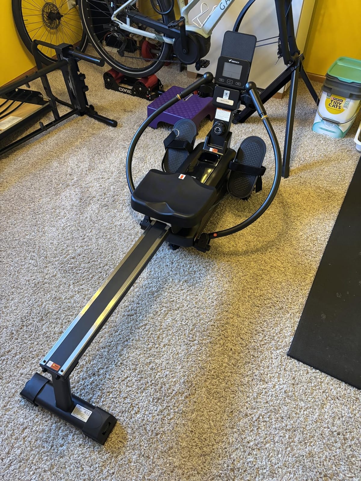 Merach RS3 Scull Rowing Machine for Home, Simulate Real Row, Ergonomic Seat customer photo 2