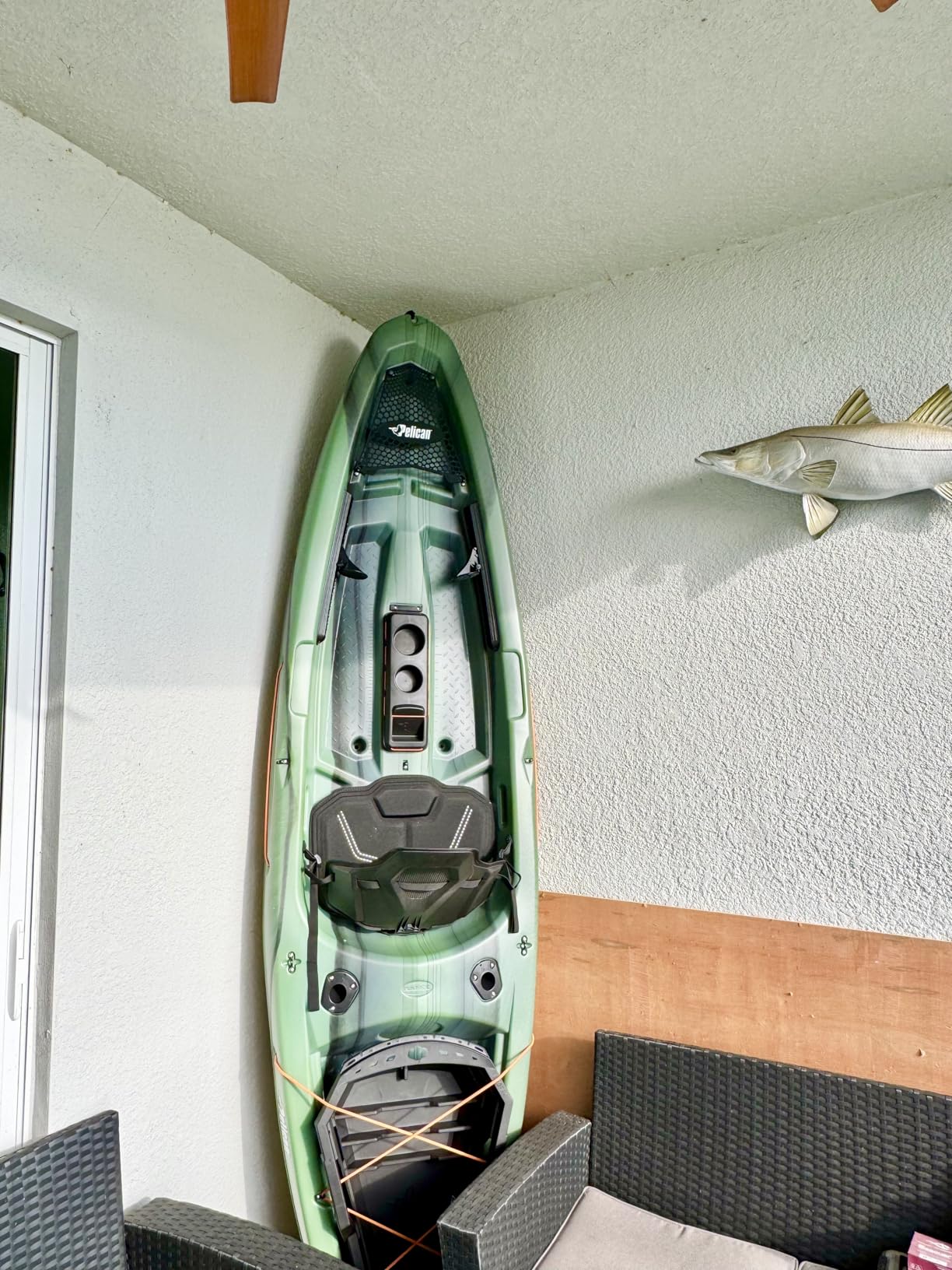 Pelican Sentinel 100X - Angler Sit on top Fishing Kayak - Lightweight - Ergolounge™ Seating System customer photo 2