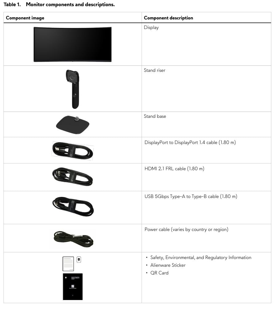 Alienware 34 Curved Gaming Monitor - AW3425DWM, WQHD 180Hz QD-OLED, 0.03ms, NVIDIA G-SYNC Compatible, 99% DCI-P3, 3440x1440, 3 Year Warranty customer photo 1