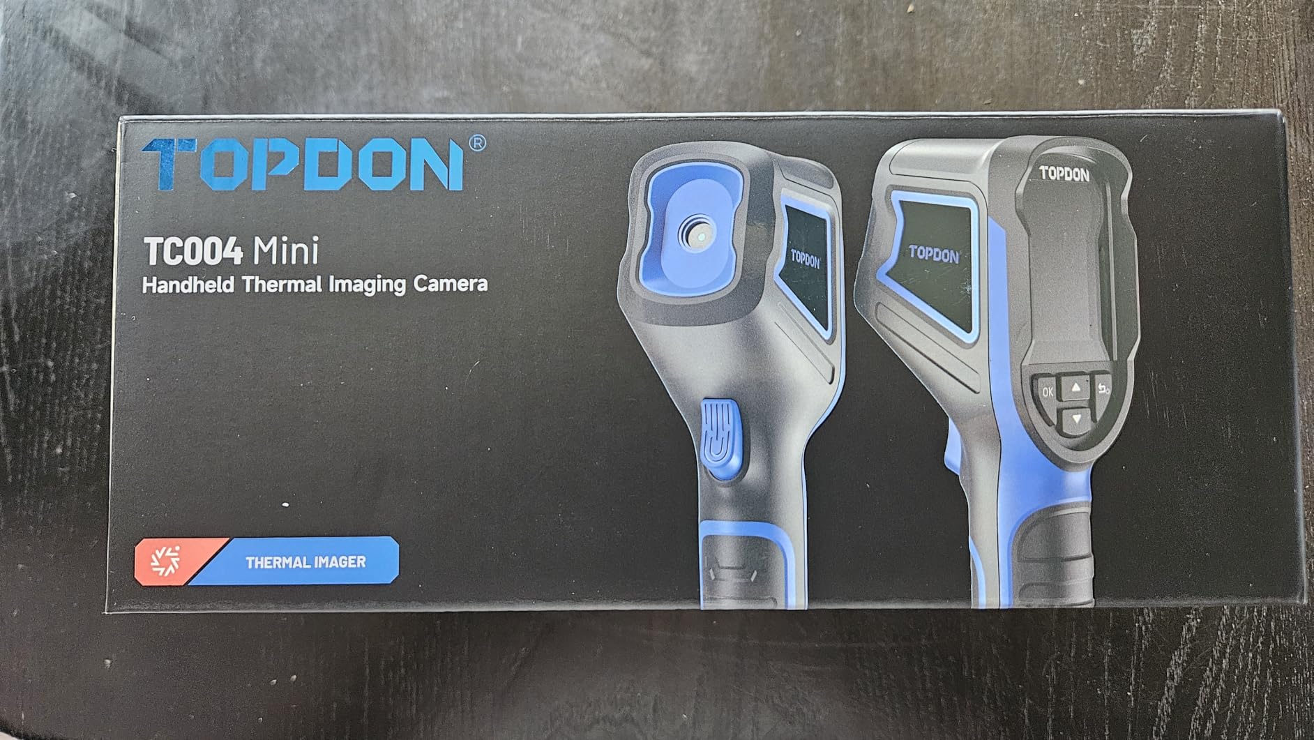TOPDON TC004 Mini Thermal Imaging Camera, 240 x 240 TISR Resolution | 15H Battery Life, 25Hz Handheld Infrared Camera with High/Low Temp Alerts, Auto Shutdown, 128 x 128 IR Resolution, Blue customer photo 1
