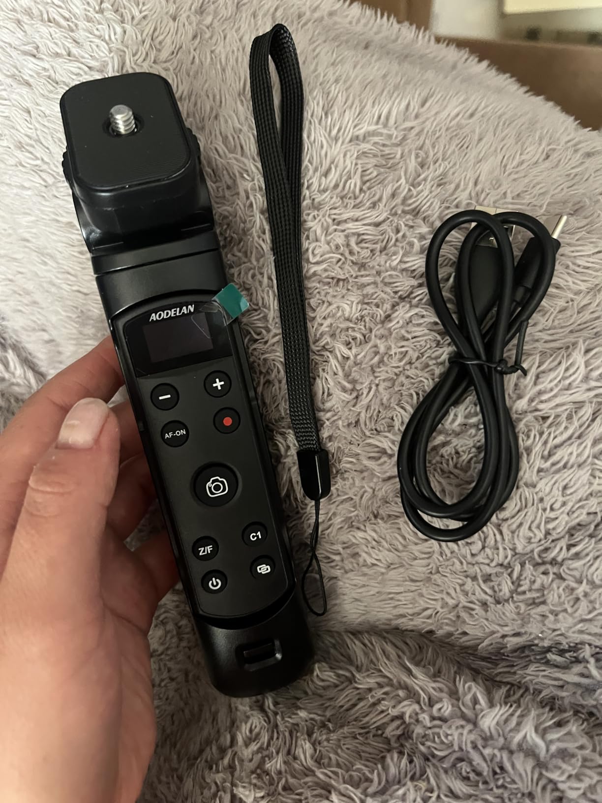 AODELAN for Sony Camera Tripod Handle with Rechargeable Shutter Release | Shooting Grip Wireless Remote Control for A7C, A7III, ZV-1, ZV-E10, ZV-1F, A6100, A6400, A6700, A7IV, RX100 VII, A9, A9 II, DSC-RX0 II customer photo 1