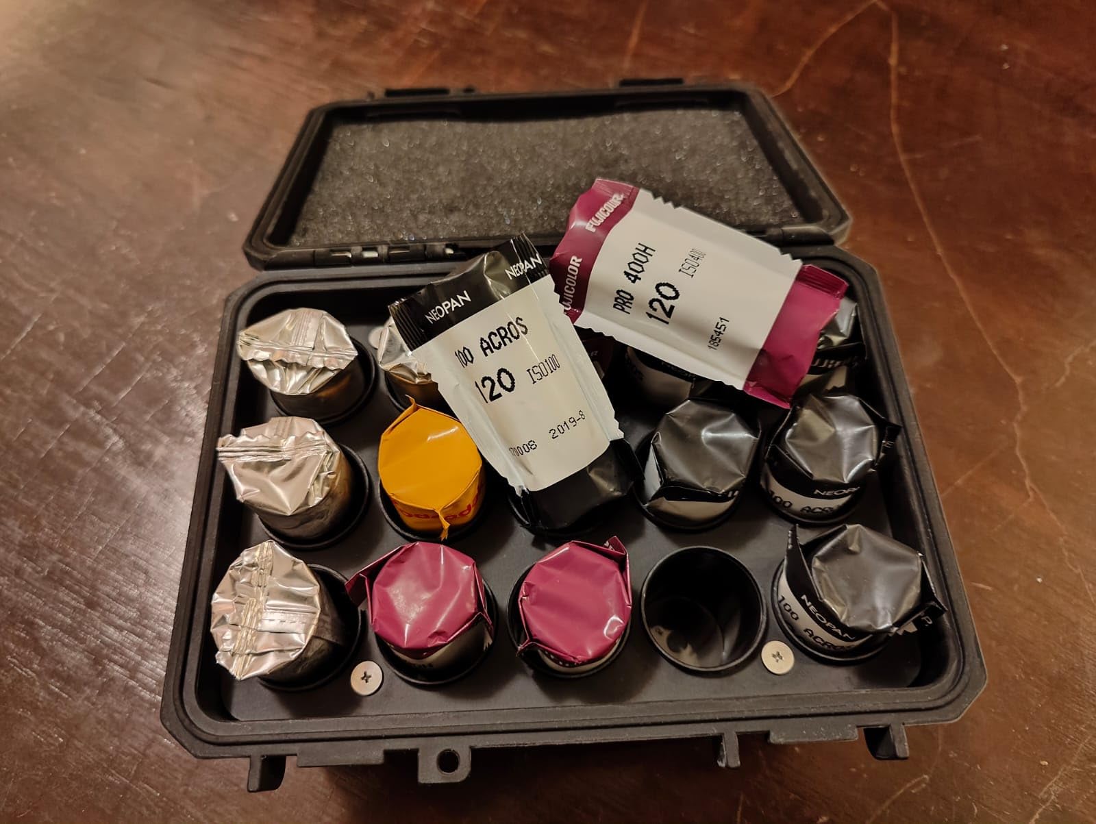 JJC Sturdy Secure 35mm Film Case Canister Holder, IP67 Waterproof | Container for 15 Rolls 35mm Negative Film, Anti-Shock Light-Sealed Negative Film Organizer Storage Box for Travel (No Film customer photo 1