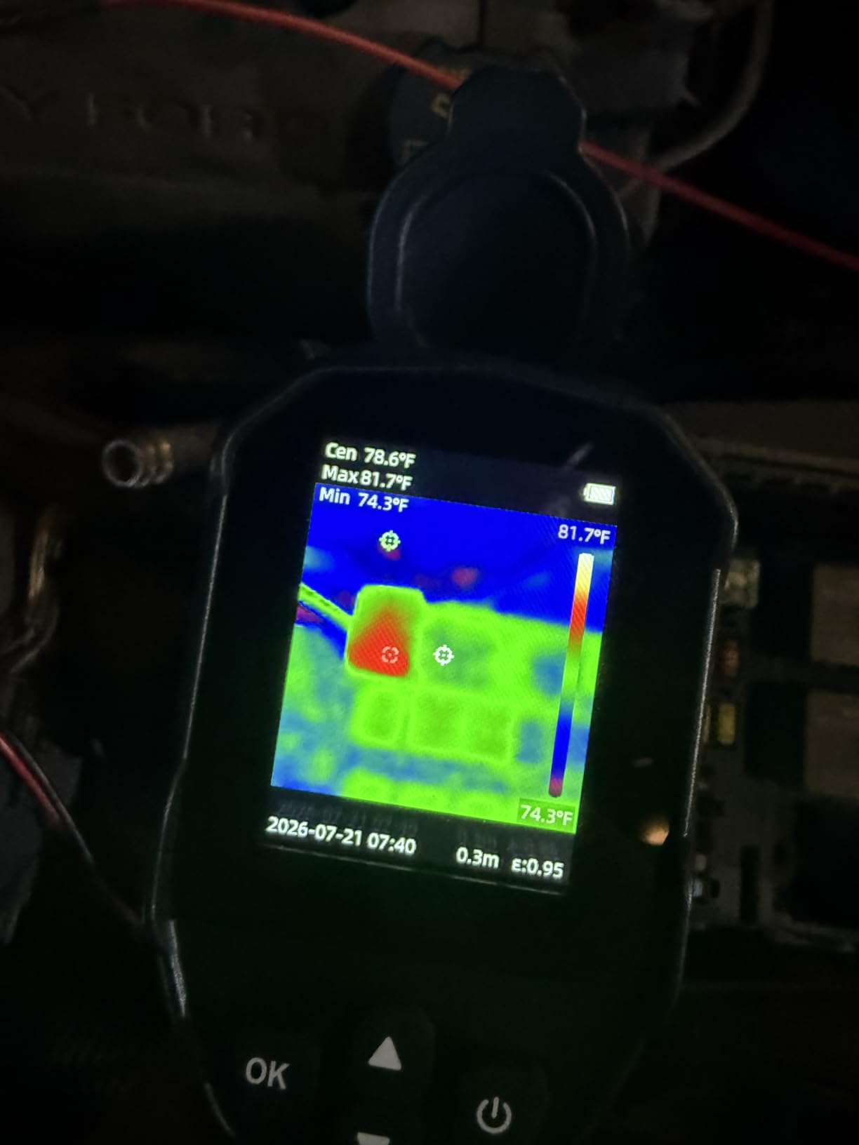 Thermal Camera, 240 x 240 TISR Resolution for Home Inspection customer photo 1