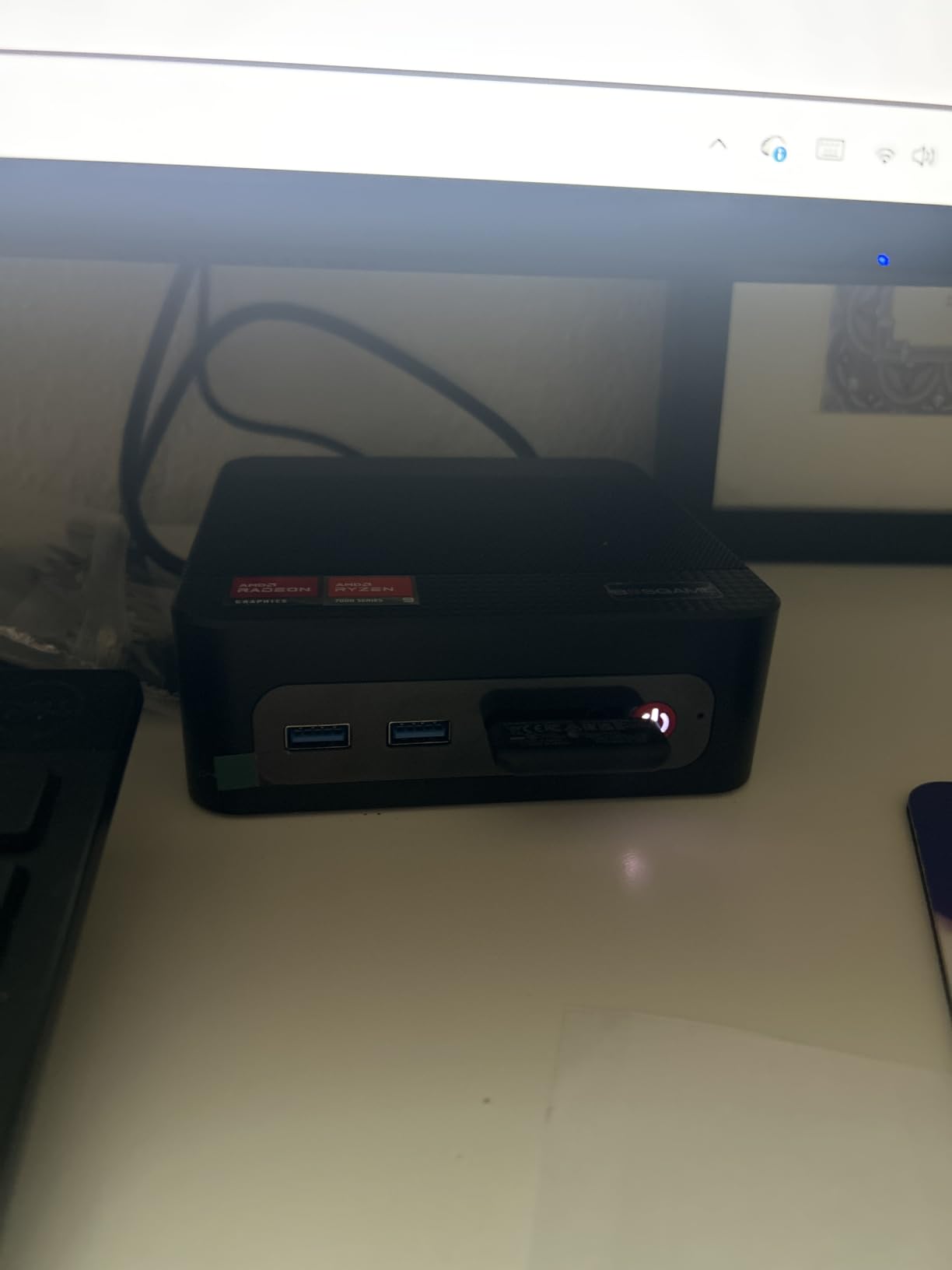 BOSGAME P3 Pro Gaming Mini PC Ryzen 9 7940HS 16GB DDR5, 1TB PCIe SSD | Radeon 780M, 8C/16T, 4K triple display, dual 2.5G LAN, Wi-Fi 6E/BT5.2, expandable to 64GB RAM & 4TB SSD, gaming & office customer photo 2