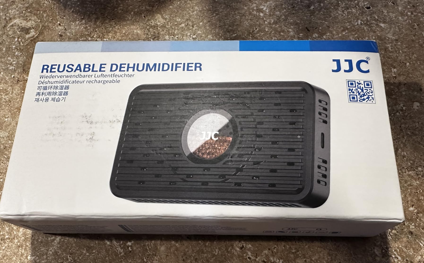 2 Pack Rechargeable Desiccant Dehumidifier for Storage with USB-C Cable, Reusable Portable Moisture Humidity Absorber Dryer Color Indicating Silica Gel for Gun Safe Camera Lens Electronics 3D Filaments customer photo 2