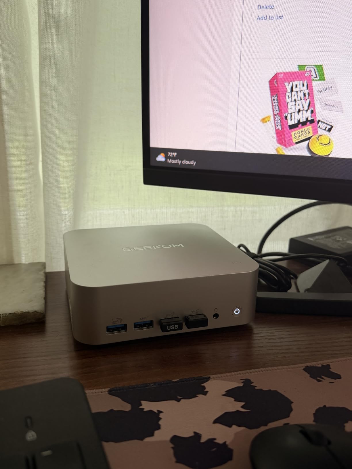 GEEKOM A9 Max Top AI Productivity Mini PC, AMD Ryzen AI 9 HX470 (86 Tops), DDR5, AI Mini Computer for Creators customer photo 2