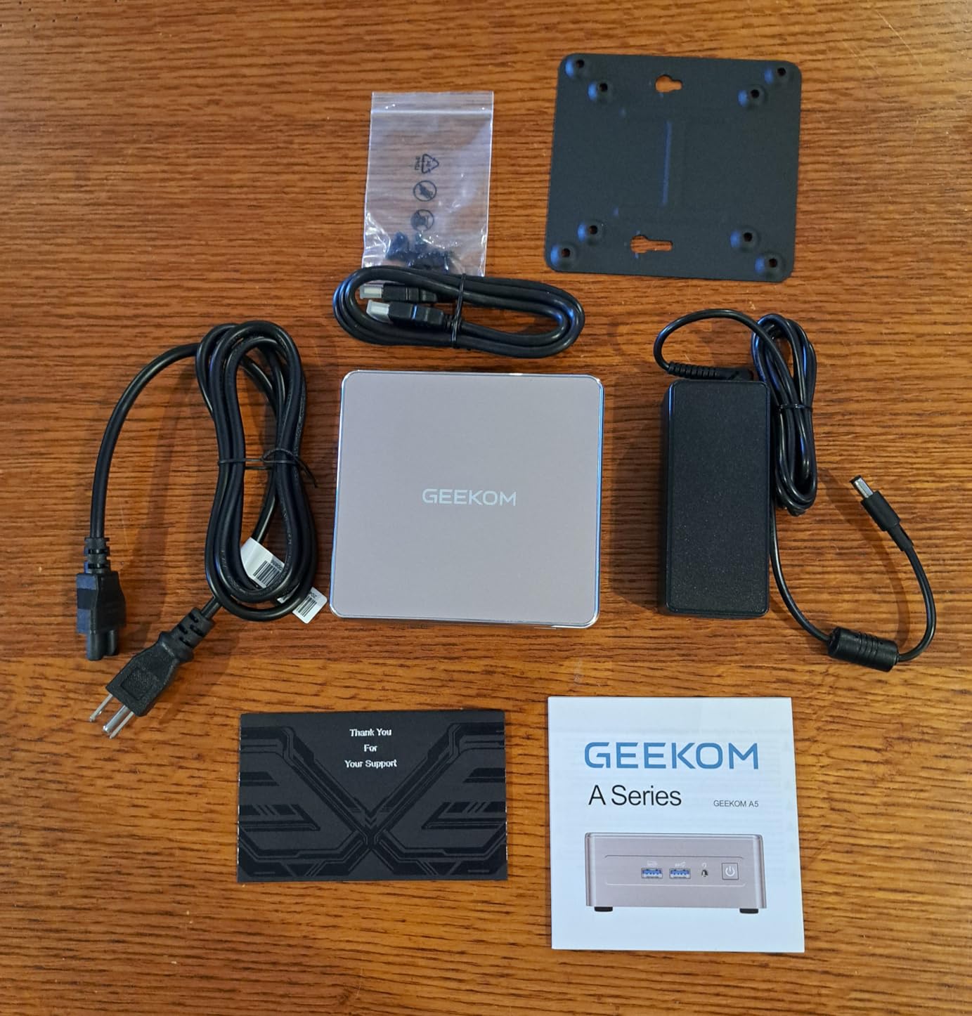 GEEKOM A5 Mini PC, AMD Ryzen 5 7430U, Home Office Desktop Computer | Business Ready, 16GB RAM (Upgradable), 1TB NVMe PCIe 4.0 SSD, Media Server, 8K, SD Card Slot, 6 USB, 3-Year Coverage customer photo 2