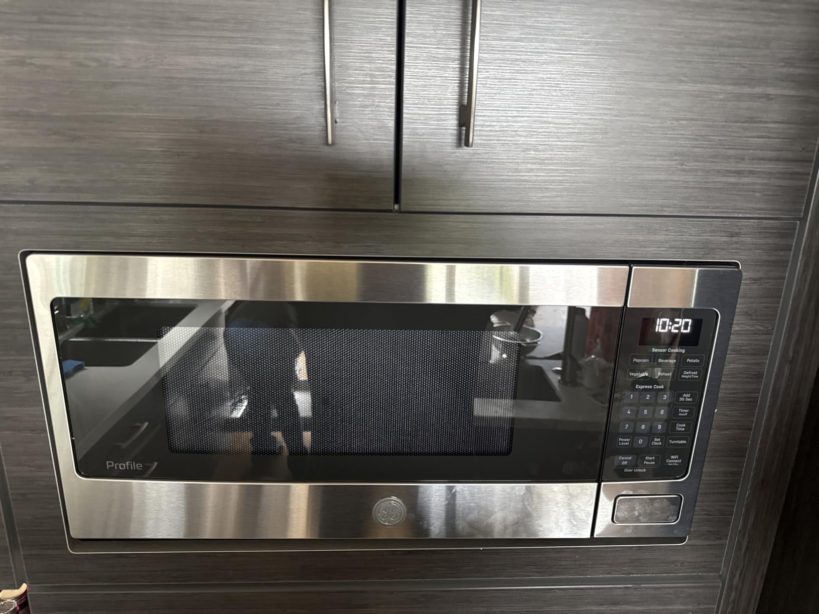 GE Profile Countertop Microwave 800W 1.1 Cu. Ft Stainless Steel PCHK11S1WSS customer photo 1