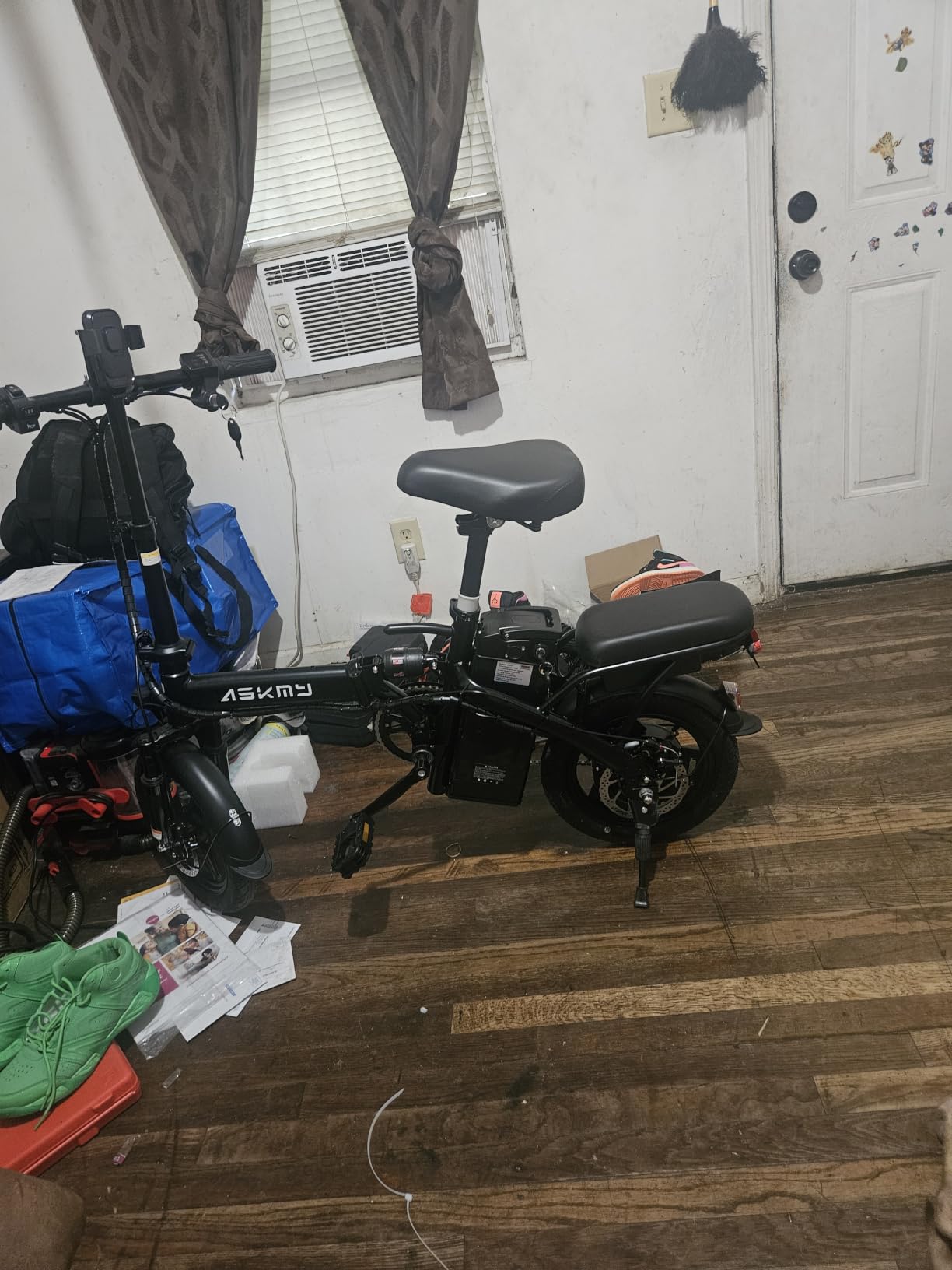 Foldable Electric Bike for Adults and Teens, 14 Inch Ebike for Commuting customer photo 2