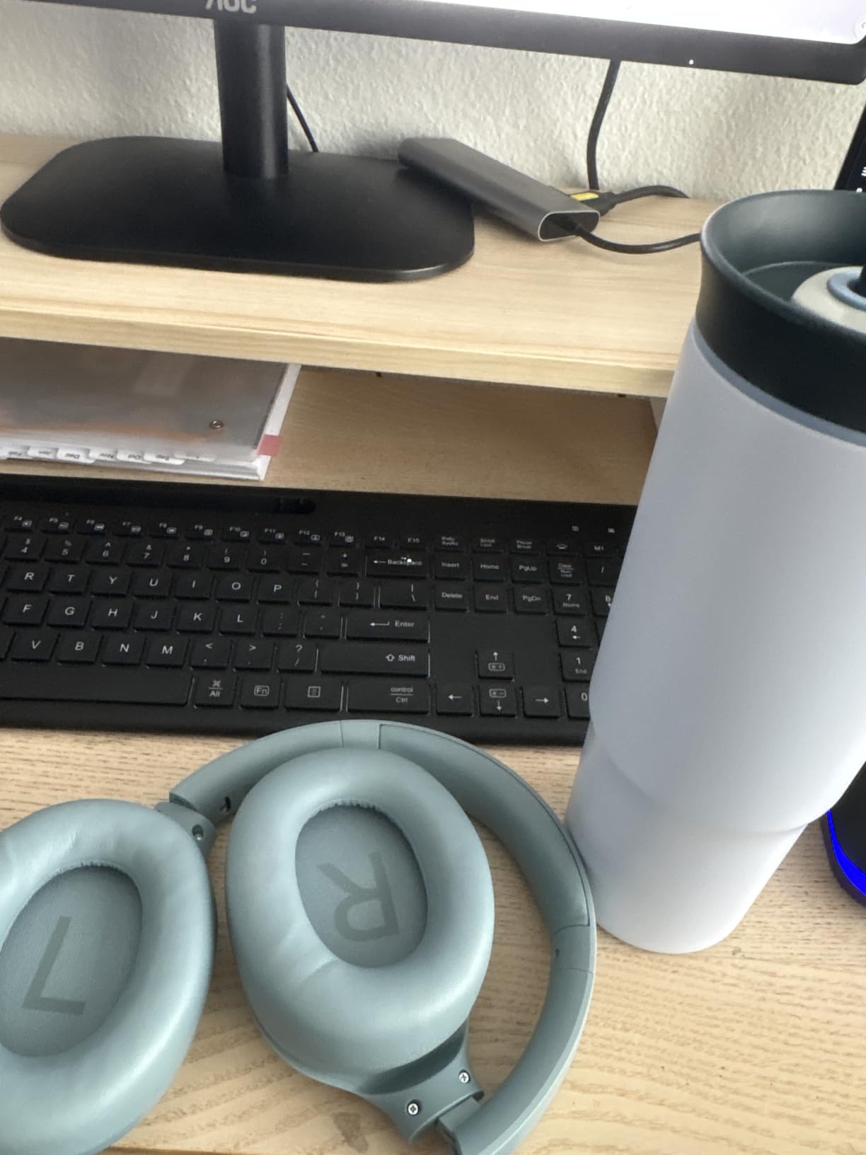 TOZO HT3 Hybrid Noise Cancelling Wireless Headphones, 90H Over Ear Headset customer photo 2