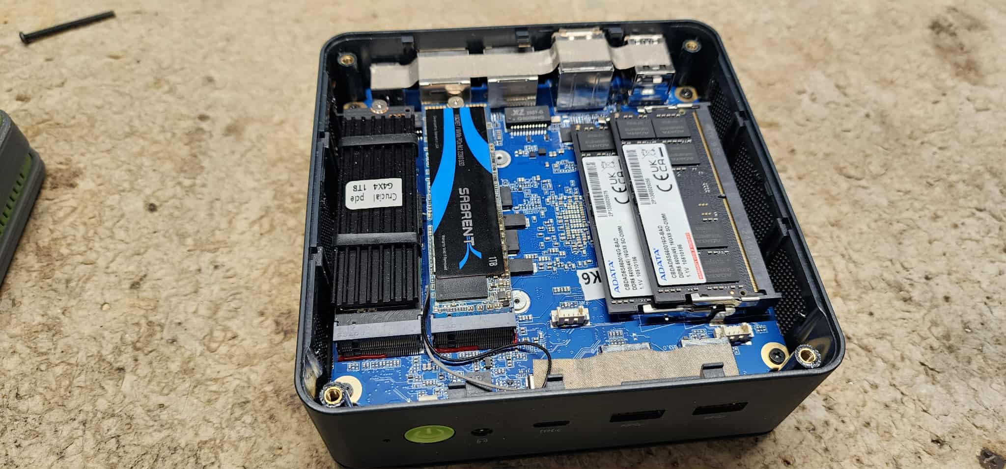 GMKtec Gaming PC Mini Computer, M7 Ultra Ryzen 7 PRO 6850U 32GB DDR5 RAM + 512GB PCIe SSD, OCuLink, Dual NIC LAN 2.5G, Dual USB4, HDMI 2.1, USB-C customer photo 1