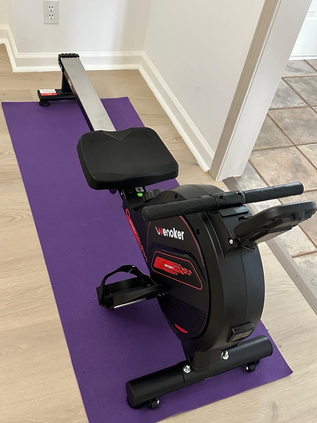 Wenoker Magnetic Rowing Machine for Home,Quiet & Smooth,Full Body Workout customer photo 2