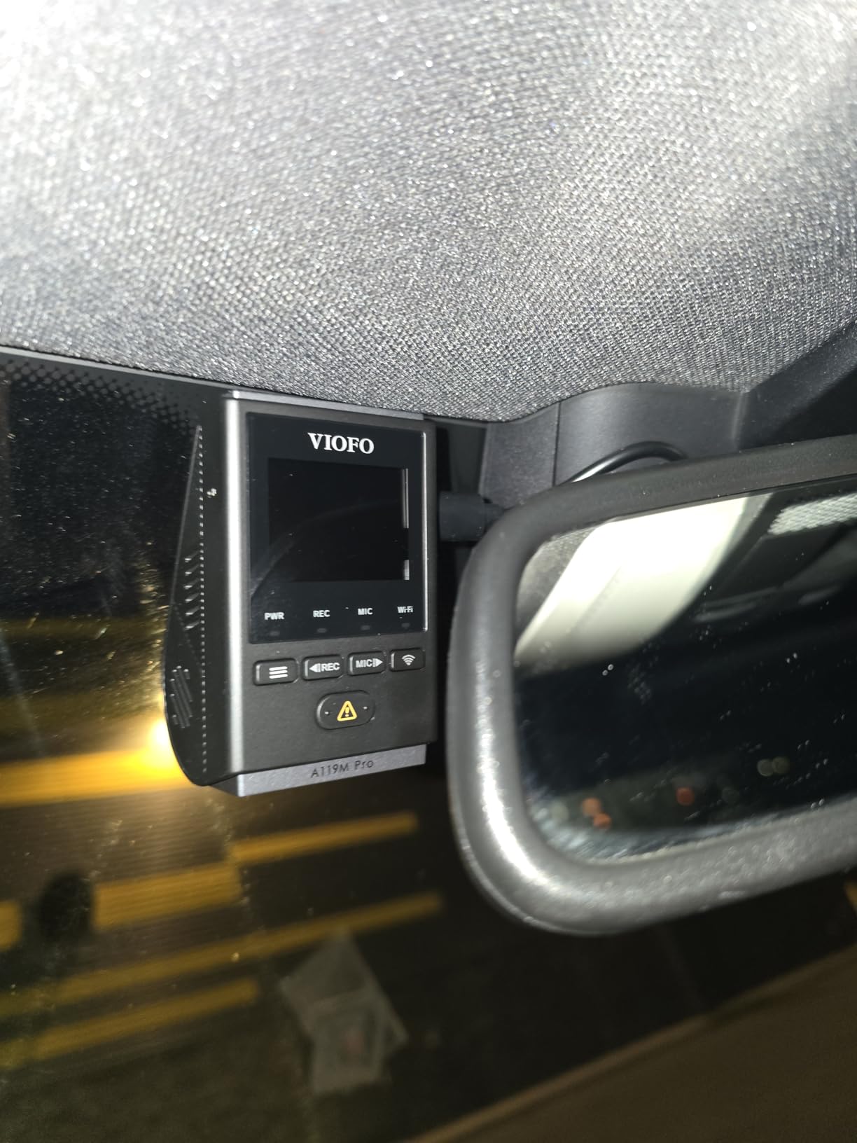 VIOFO A119M Pro 4K HDR Mini Dash Cam, STARVIS 2 IMX678 Sensor, Wi-Fi 6, GPS | True 4K with IMX678 Sensor, Wi-Fi 6, Quad-Mode GPS, Voice Control, Buffered 24H Parking Mode, Supercapacitor, Night Vision customer photo 1