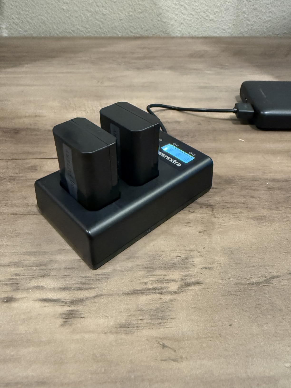 NP-FW50 Battery and Smart LCD Display Dual USB Charger | Compatible for Sony ZV-E10, Alpha a6500, a6300, a6000, a7s, a7, a7s ii, a7s, a5100, a5000, a7r, a7 ii Camera customer photo 2