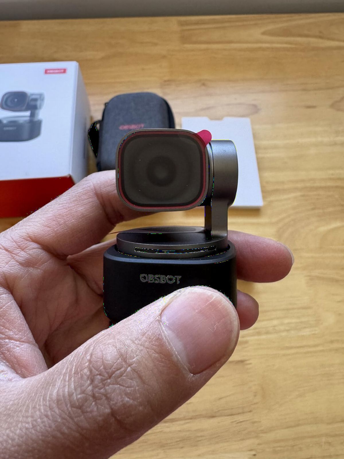 OBSBOT Tiny 3 AI-Powered Spatial Audio 4K Webcam, AI Tracking PTZ Camera | 1/1.28