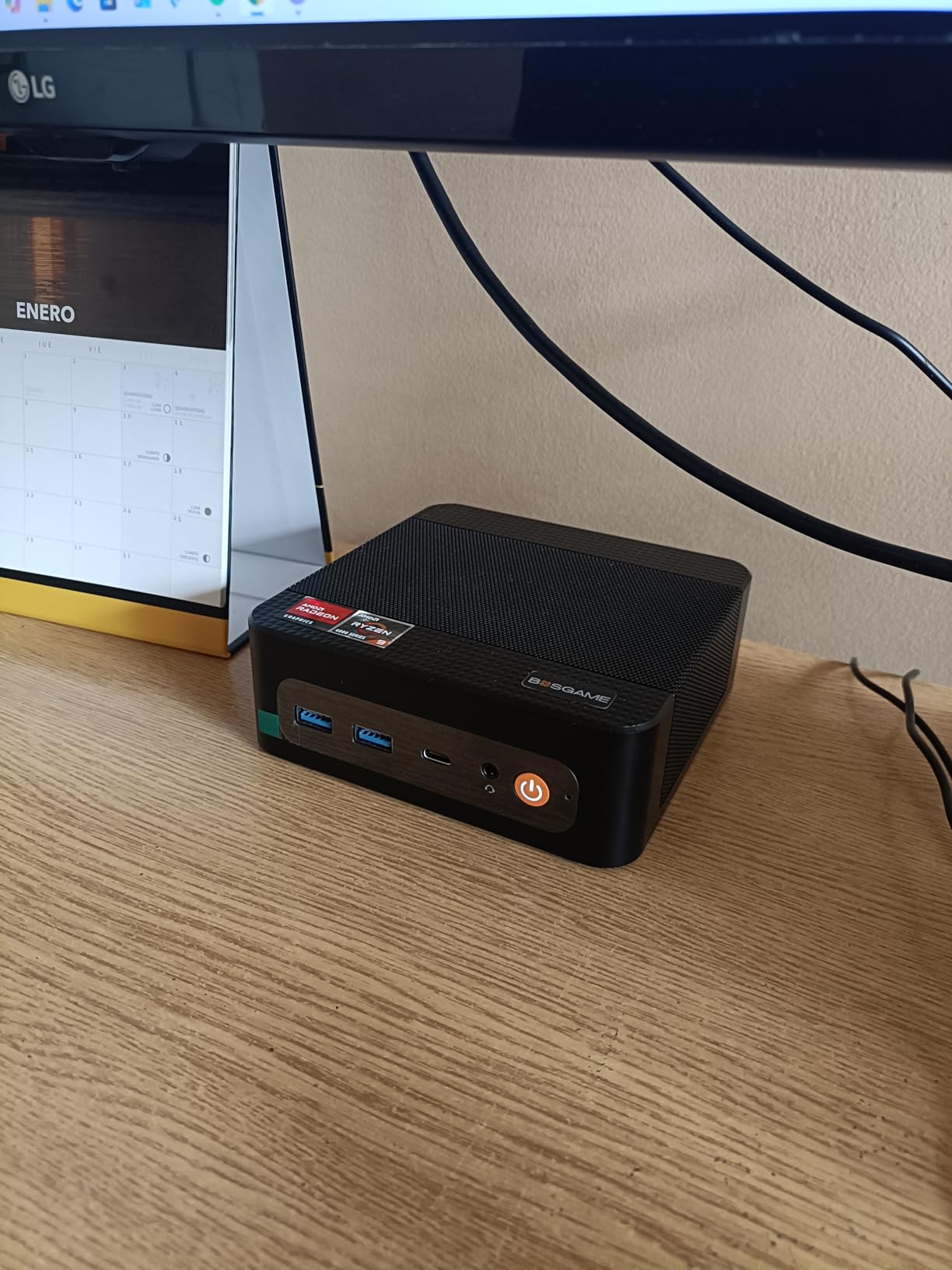 BOSGAME P4 Ultra Mini PC, Ryzen 7 7730U, 16GB RAM 1TB PCIe3.0 SSD, Dual 2.5G LAN, Wi-Fi 6E, 4K Triple Display HDMI/DP/Type-C customer photo 2