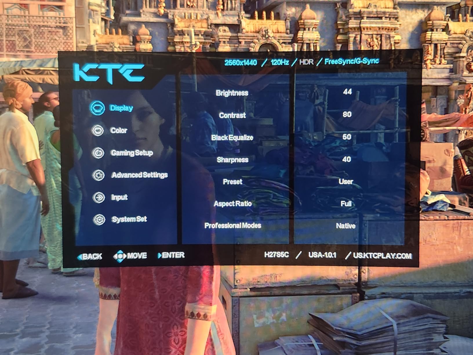 KTC H27S5C 27 Inch Curved Gaming Monitor, 1440P QHD 144Hz Monitor, HDR 400 | 2560x1440 120Hz Curve Monitors, 1500R HVA Panel, Adaptive Sync, 400nits, 129%sRGB, HDMI DP, Eye Care VESA 100x100 Mount customer photo 2