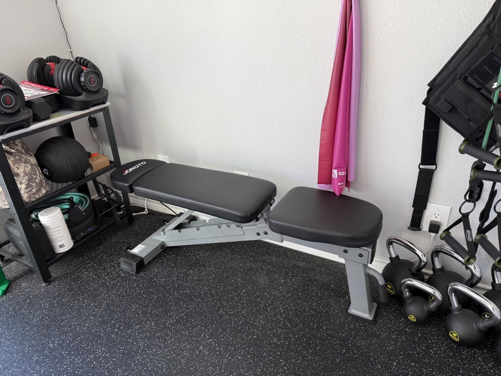 JOROTO FID Adjustable Weight Bench 1300LBS Capacity for Home Gym customer photo 2