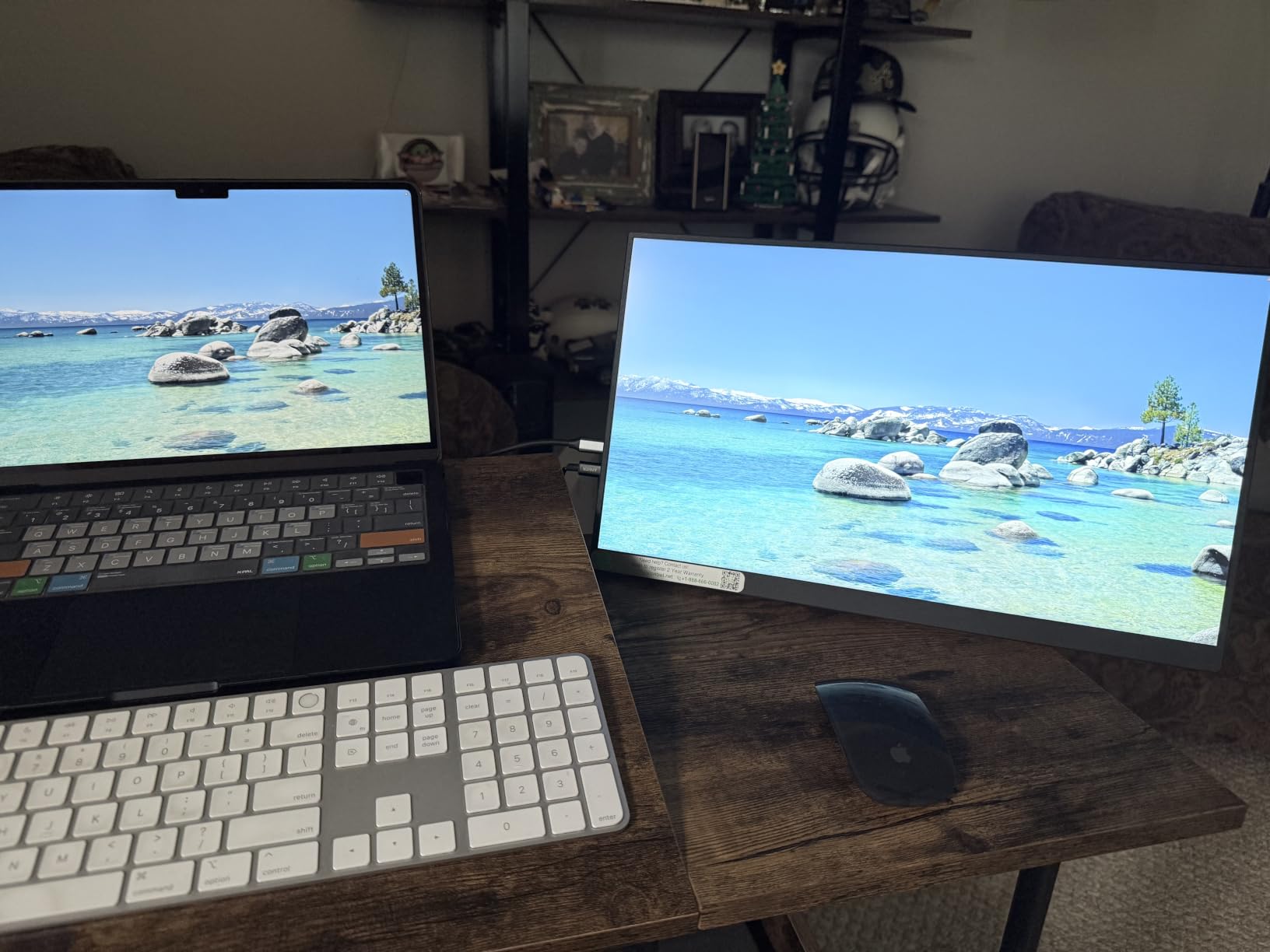 VisionOwl Portable Monitor 16 Inch 2.5K QHD 144Hz 16:10 Second Screen, USB-C HDMI HDR Travel Monitor for Laptop PC MacBook PS5 Xbox, VESA Mountable, with Speakers, Built-in Kickstand customer photo 2