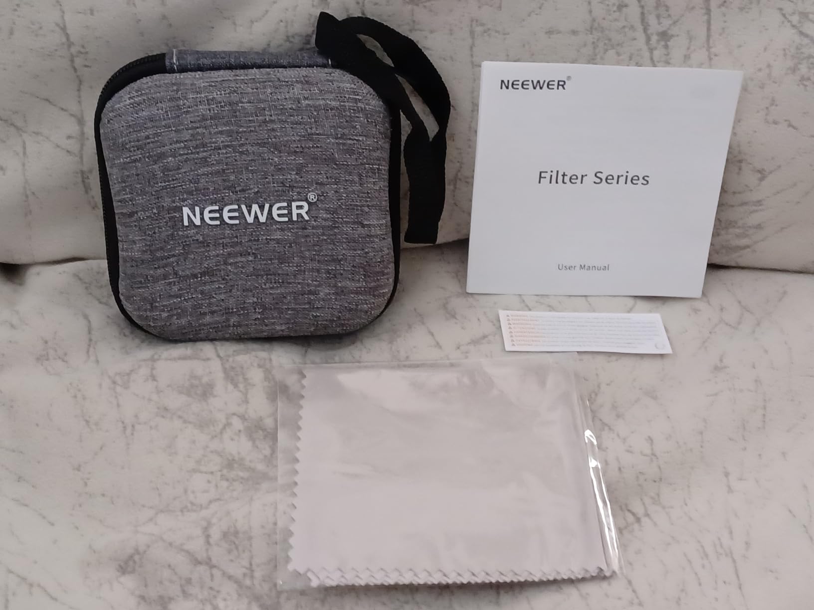 NEEWER 67mm Variable ND + CPL + UV Filter Kit (3 Pack), Multicoated Neutral Density (ND2-400) Circular Polarizer Camera Lens Polarizing Filter Photography Accessories Set with Carry Case & Lens Caps customer photo 2