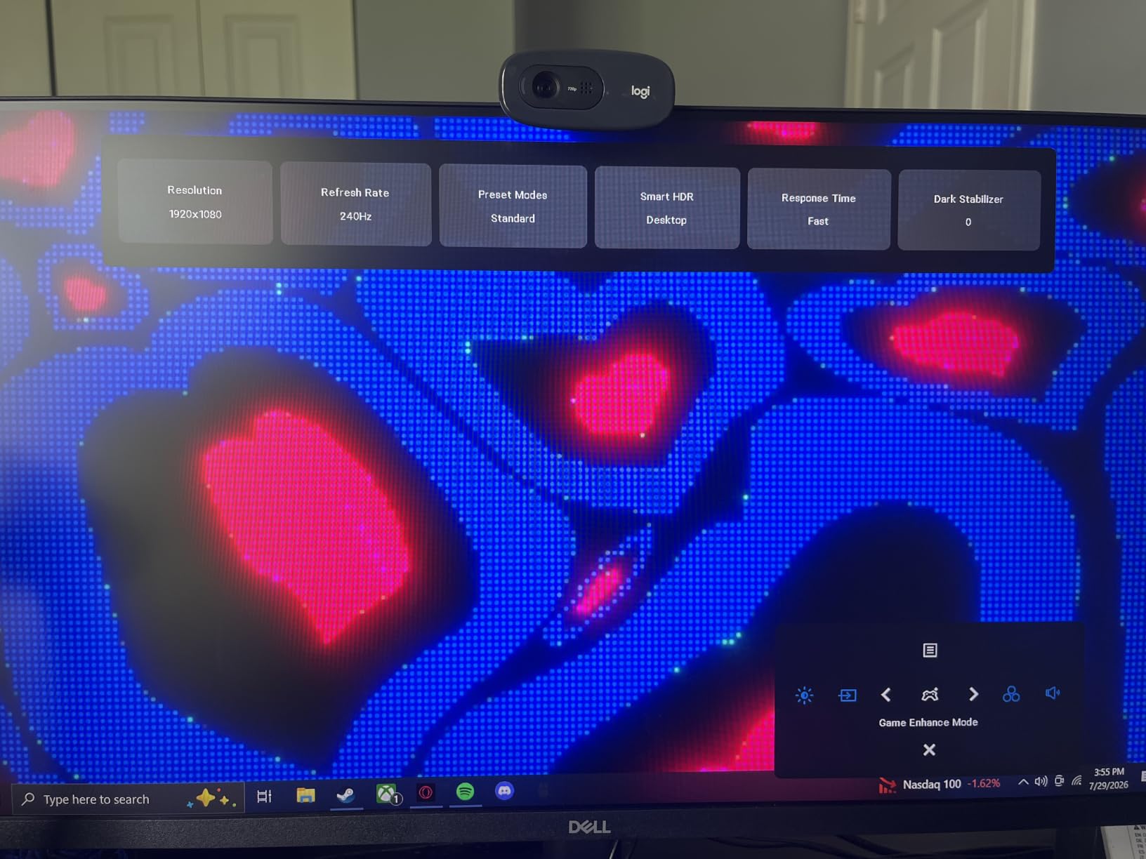 Dell 24 240Hz Gaming Monitor - SE2426HG - 23.8-inch FHD (1920x1080) 240Hz Display, in-Plane Switching (IPS) Technology, AMD FreeSync Premium, TÜV 3-Star, 2X HDMI, DisplayPort 1.4, Tilt customer photo 2