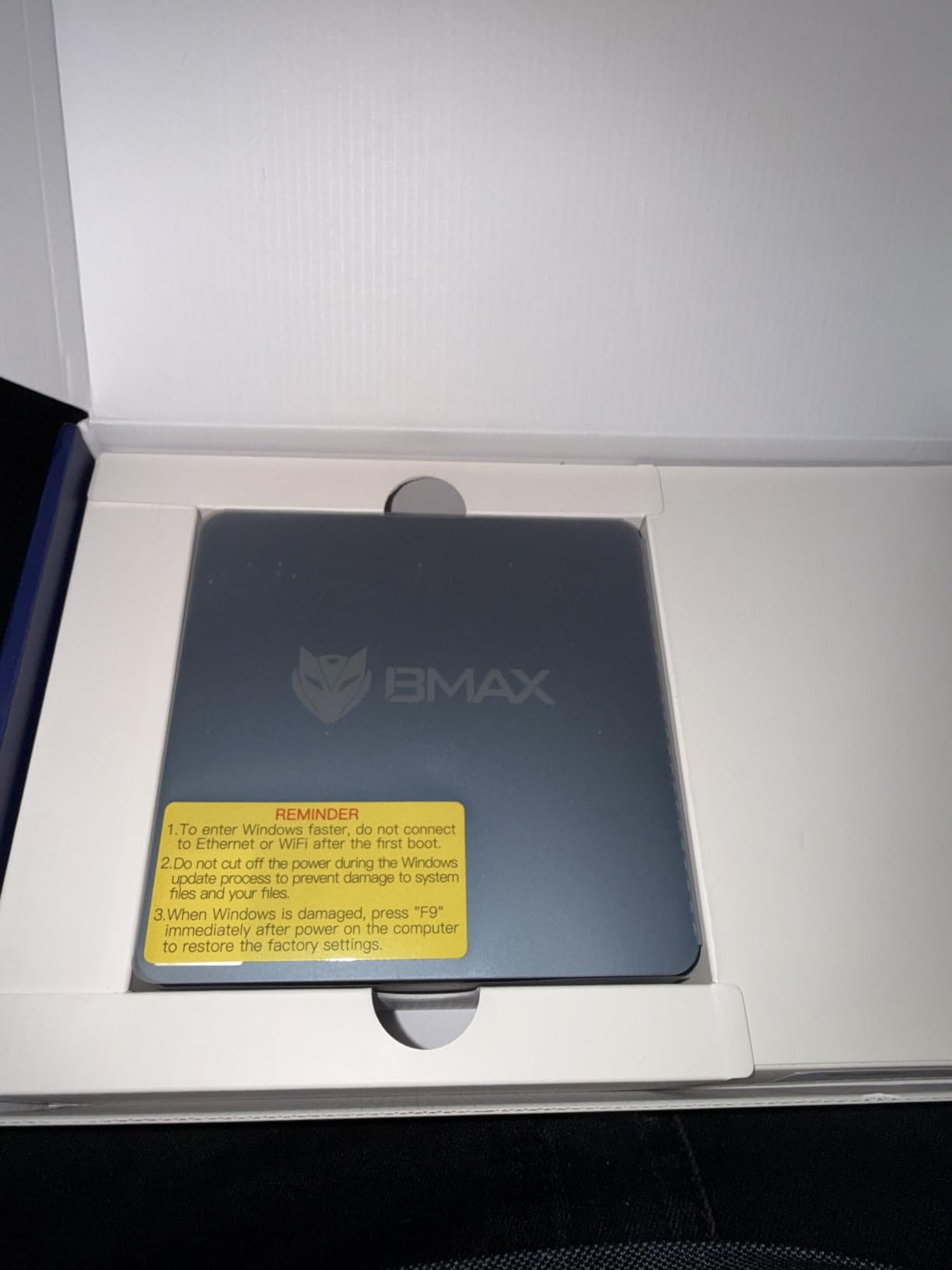Bmax Mini PC B1 Plus, Intel Celeron J3355 (Up to 2.5GHz), 6GB RAM 128GB eMMC Support M.2 SSD Expansion (512GB/2TB), 4K Dual Display 2.4G/5G WiFi & BT5.0 Mini Desktop Computer for Home/Office customer photo 2