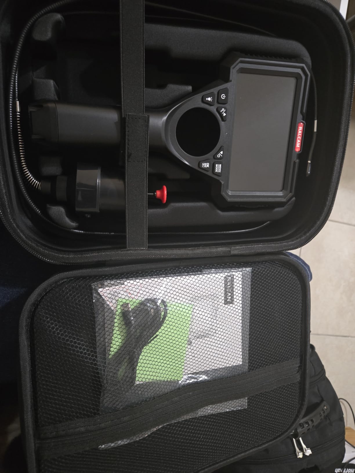 Industrial Borescope Camera with Replaceable Snake Cable, 5