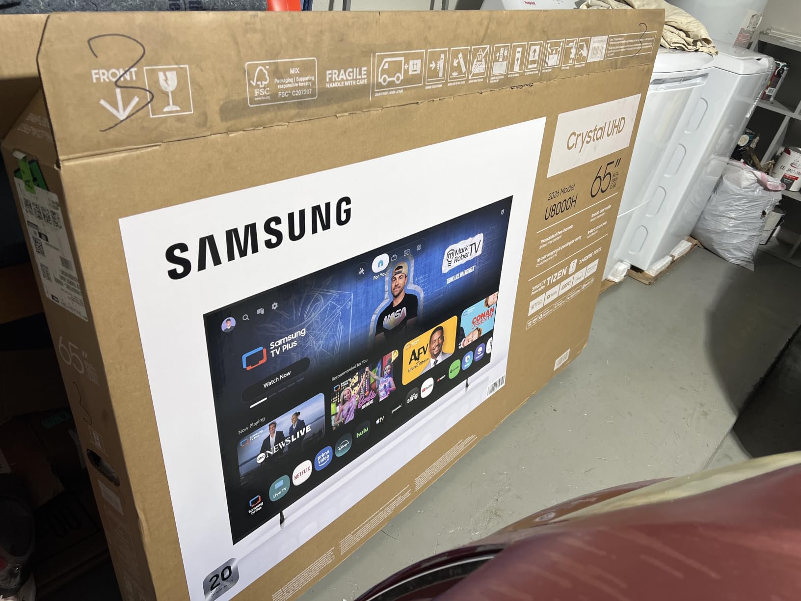 Samsung 43-Inch Class Crystal UHD U8000H Series Samsung Vision AI Smart TV (2026 Model, 43U8000H) Processor 4K, Endless Free Content, Motion Xcelerator, Color Booster, Alexa Built-in customer photo 2