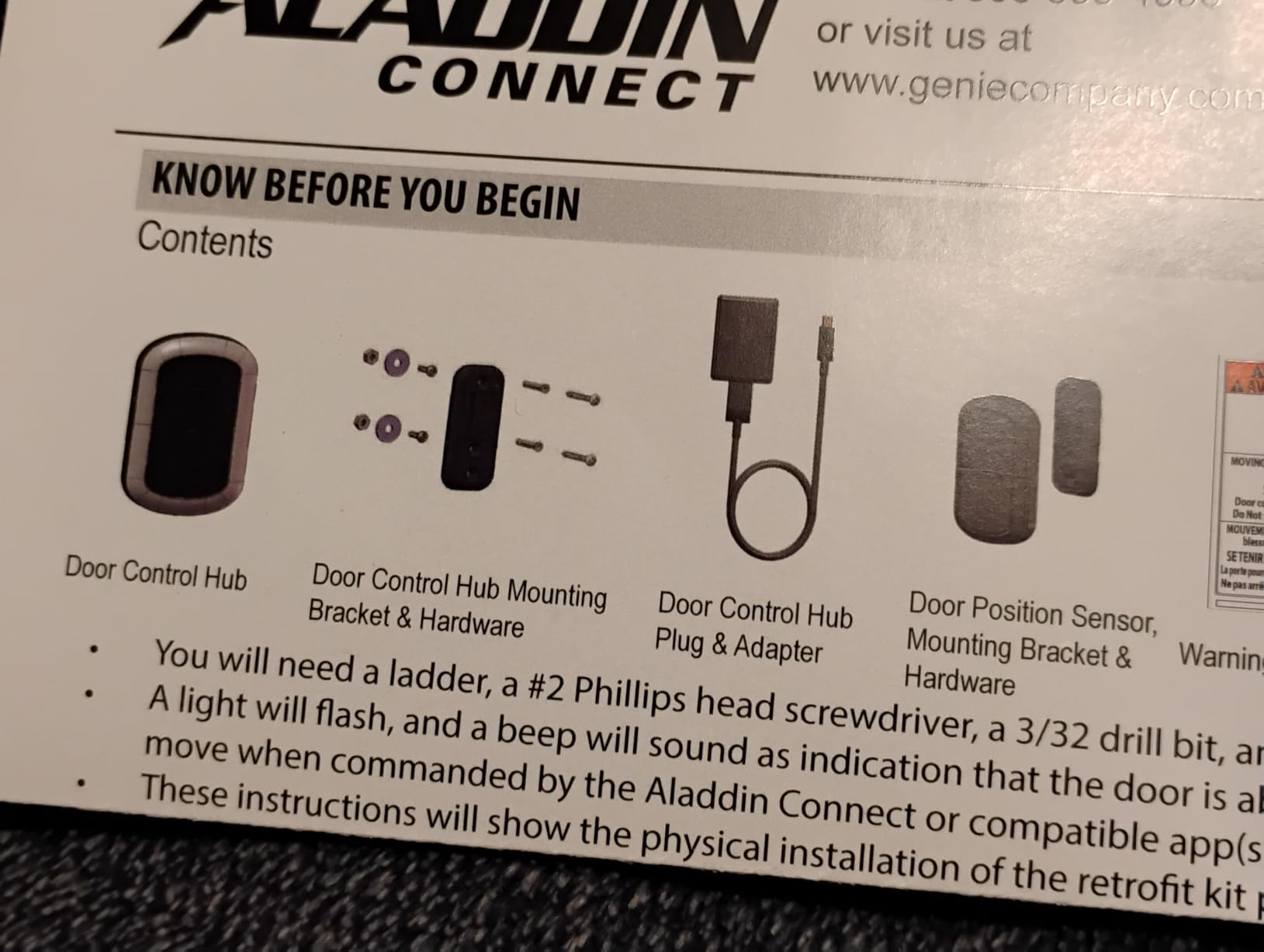 Genie Aladdin Connect Smart Garage Door Controller, Single Door Kit ALKT2-R customer photo 1